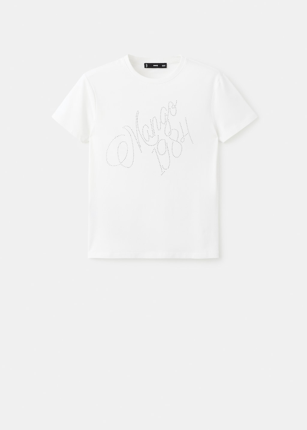 Rhinestone message t-shirt - image 5