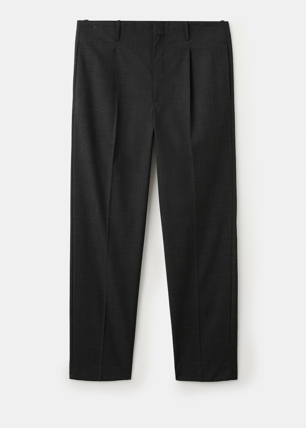Relaxed-fit pleated pants