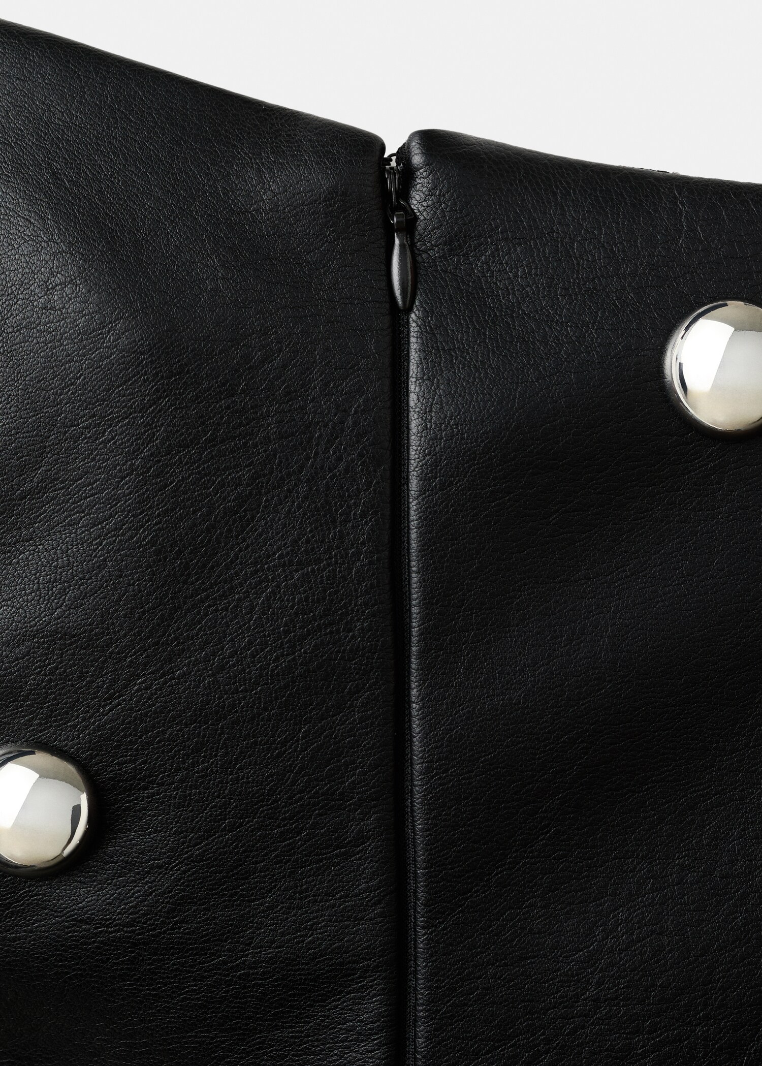 Studded faux leather dress - Details of the article 0