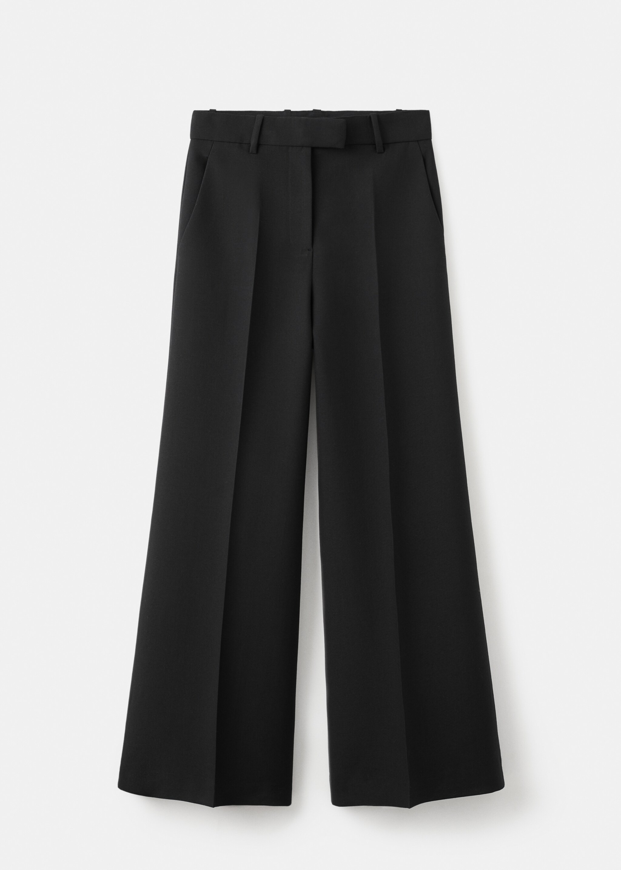 Pantalon costume laine mélangée - Article sans modèle, Noir. Ref: 17039408-00.