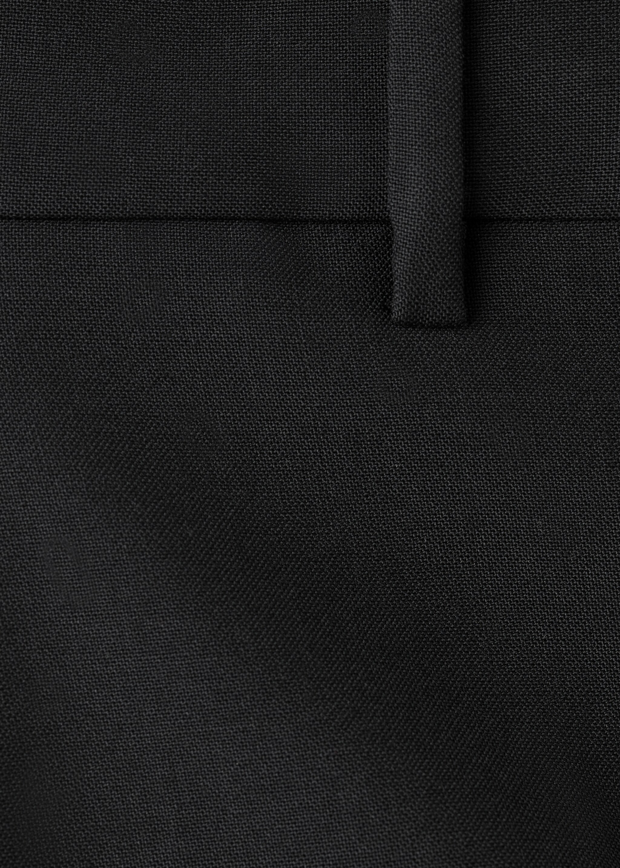 Pantalon costume laine mélangée - Détail de l'article 0, Noir. Ref: 17039408-00.