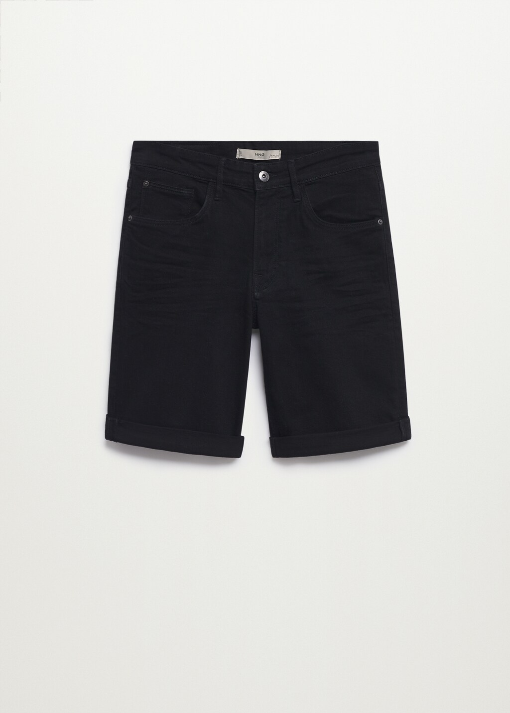 Bermuda en jean noir