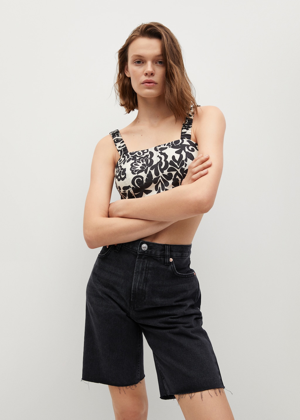 Mango bermuda femme hotsell