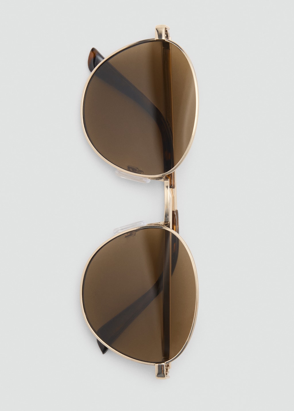 Round metal-frame sunglasses
