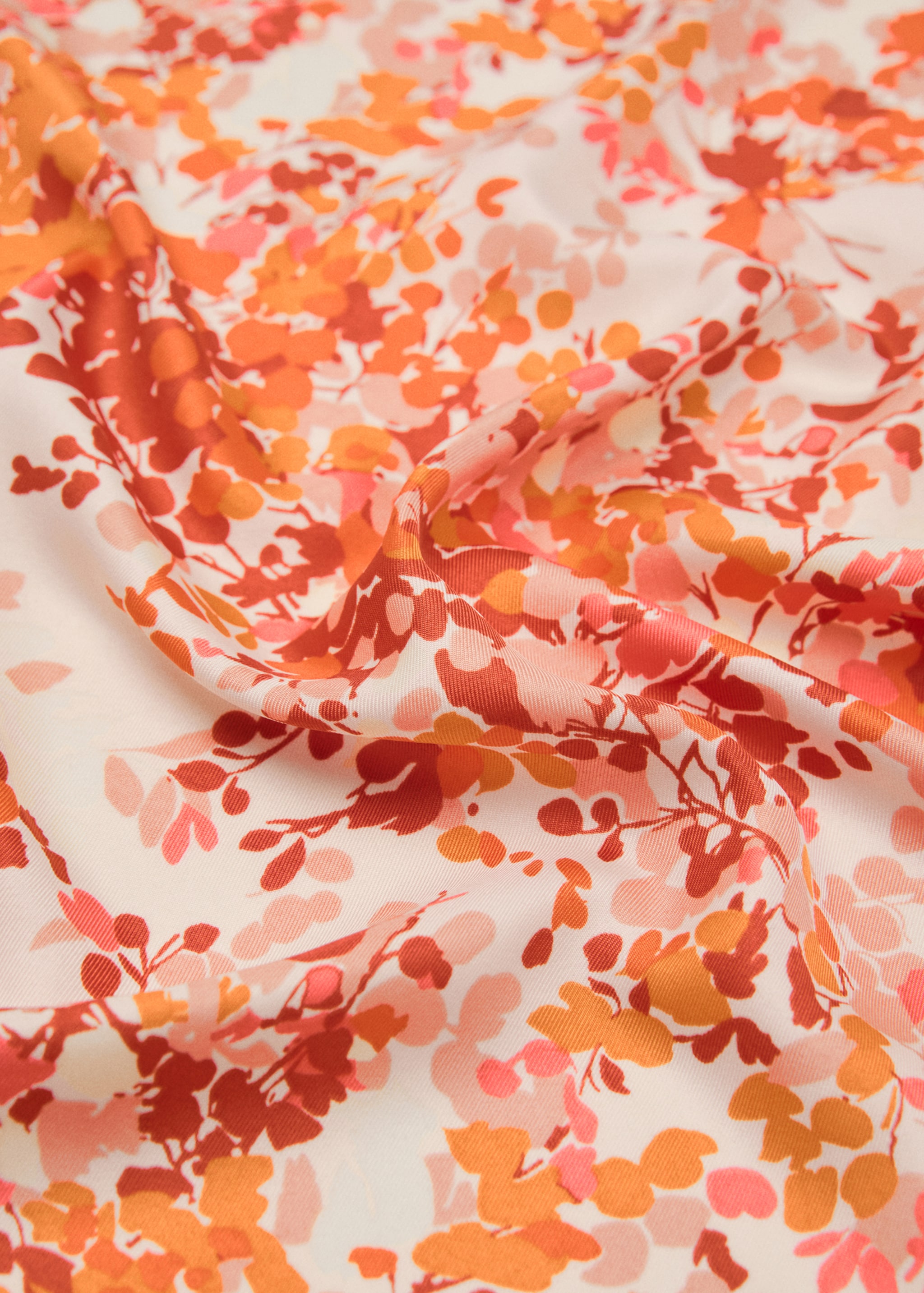 Mini flower-print scarf - Medium plane