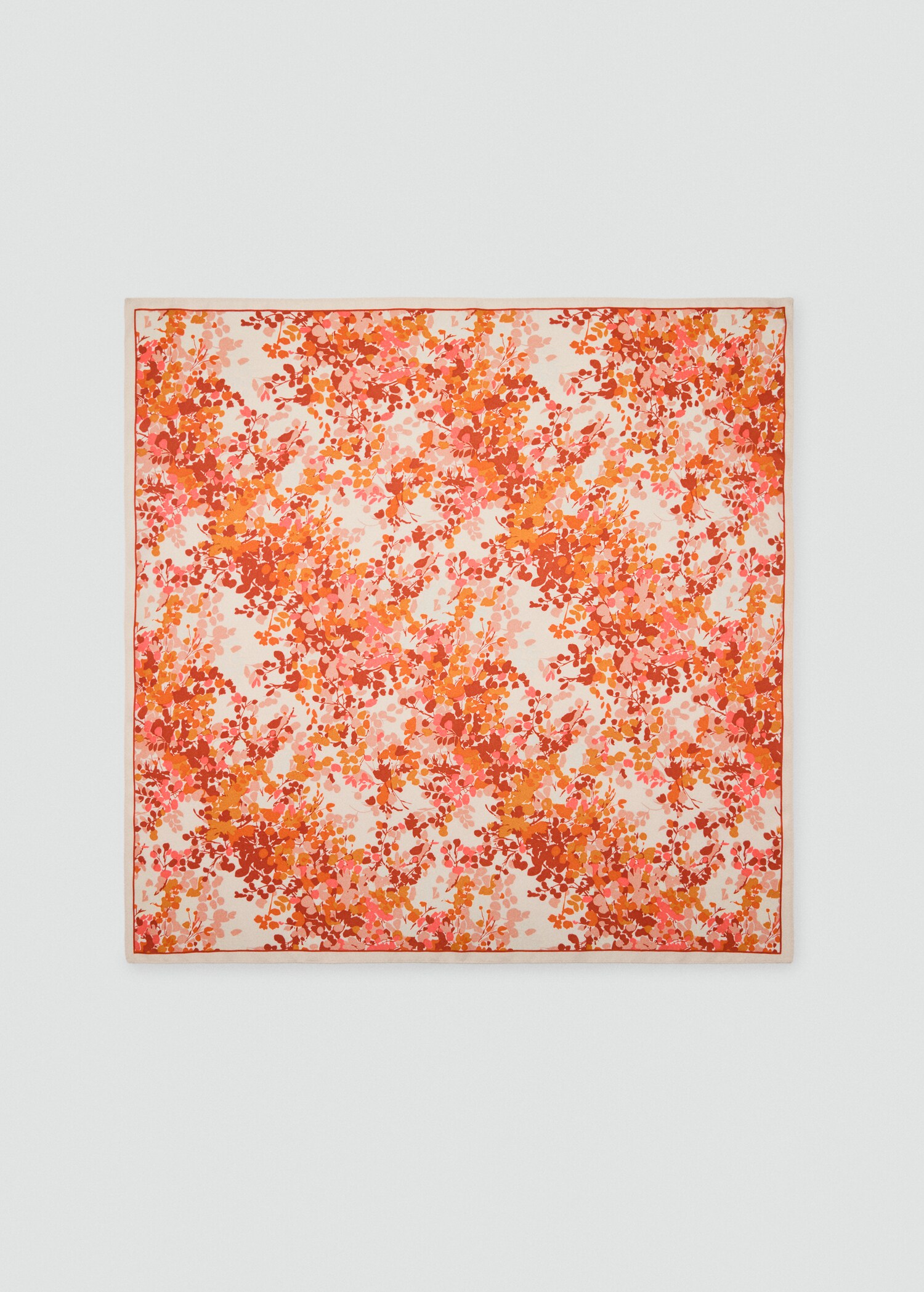 Mini flower-print scarf - Article without model