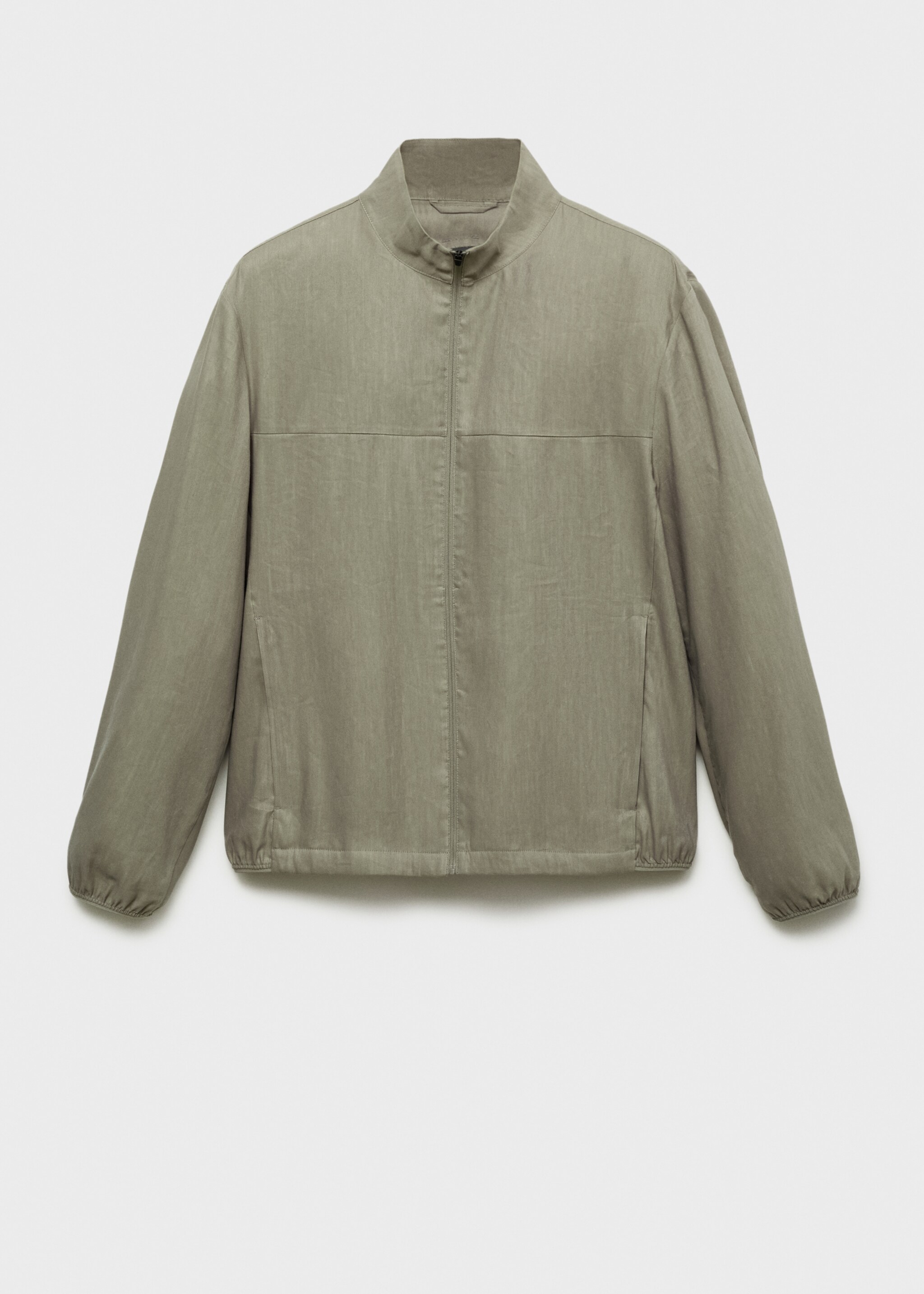 Veste lin fermeture Éclair - Article sans modèle