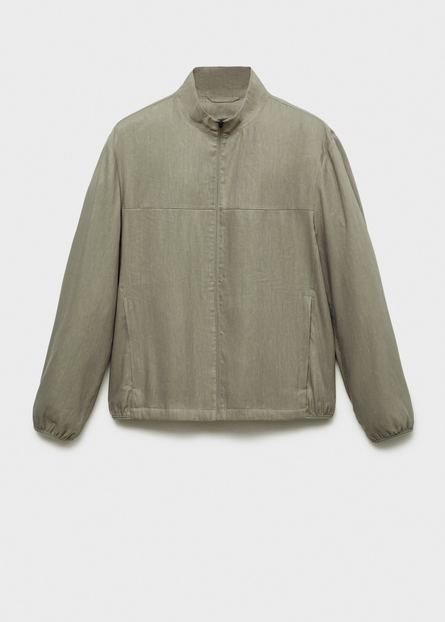 Veste lin fermeture Éclair - Article sans modèle