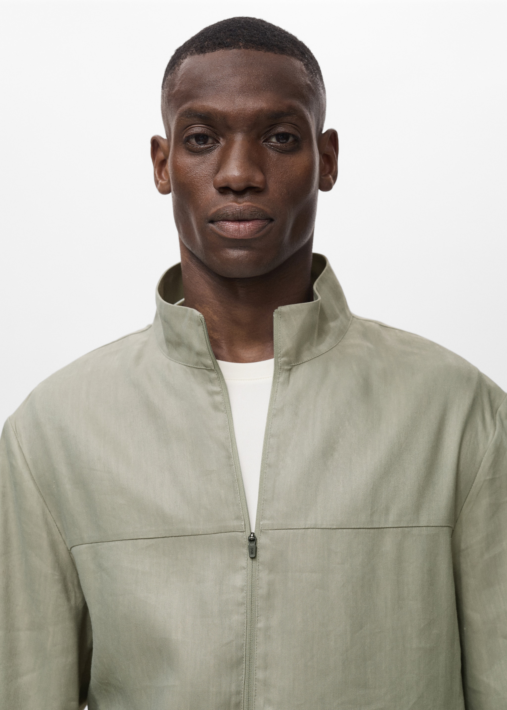 Veste lin fermeture Éclair - Détail de l'article 1