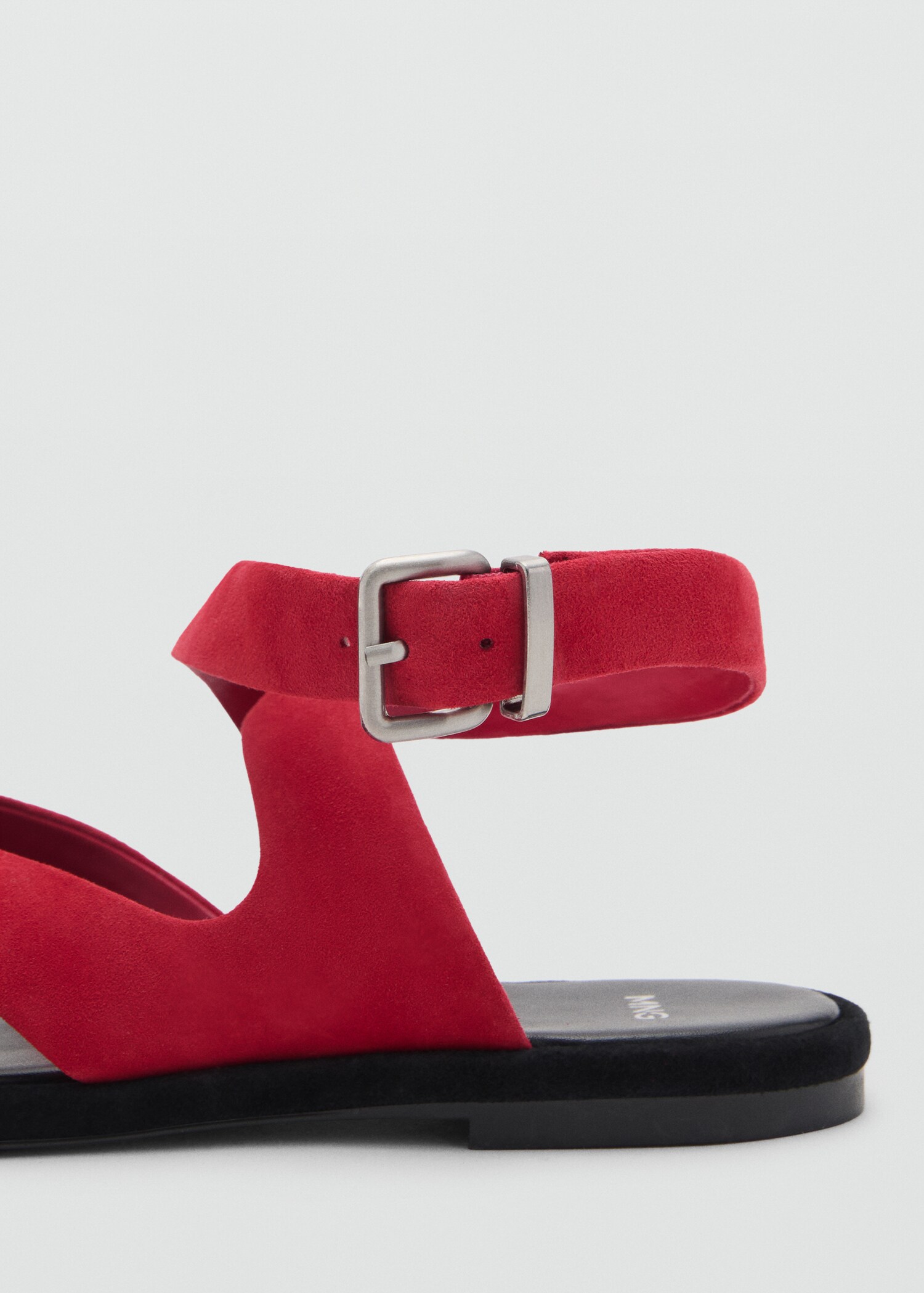 Suede straps sandals - Details of the article 1