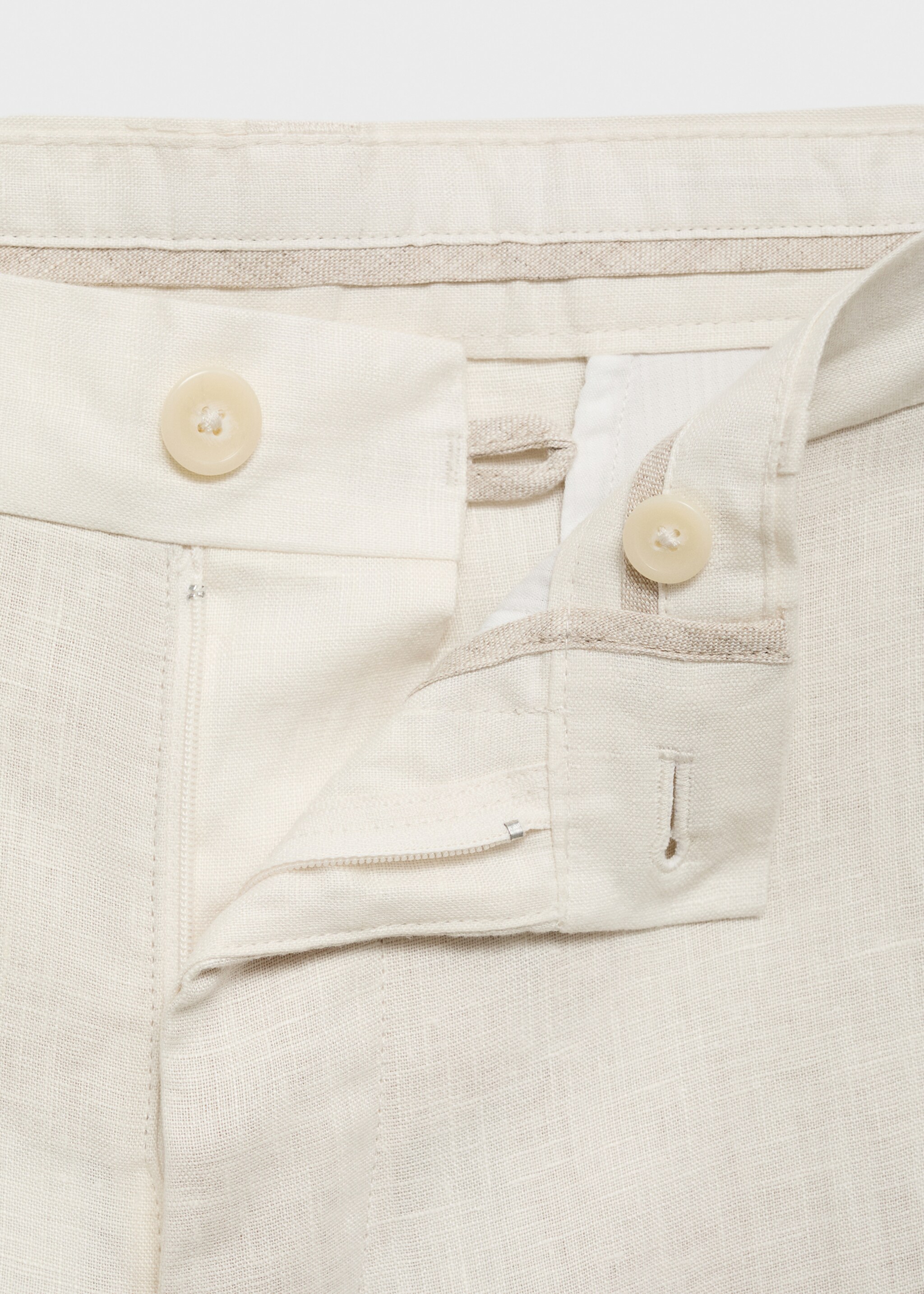 Pantalón 100% lino slim fit - Detalle del artículo 8