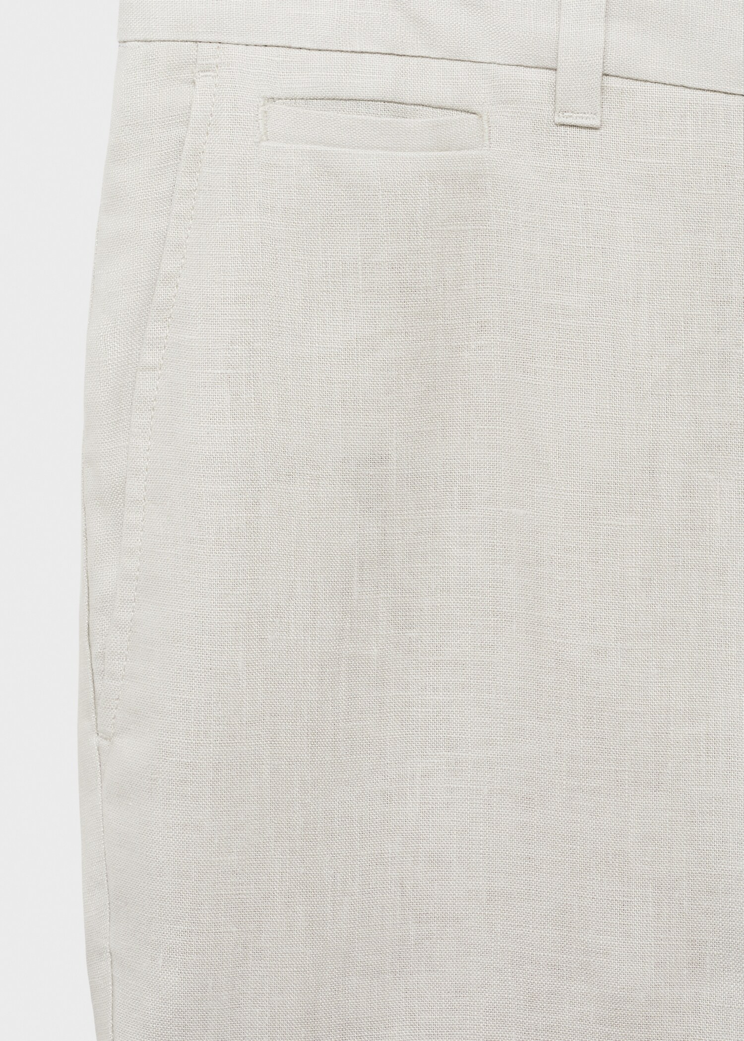Pantalón 100% lino slim fit - Detalle del artículo 8