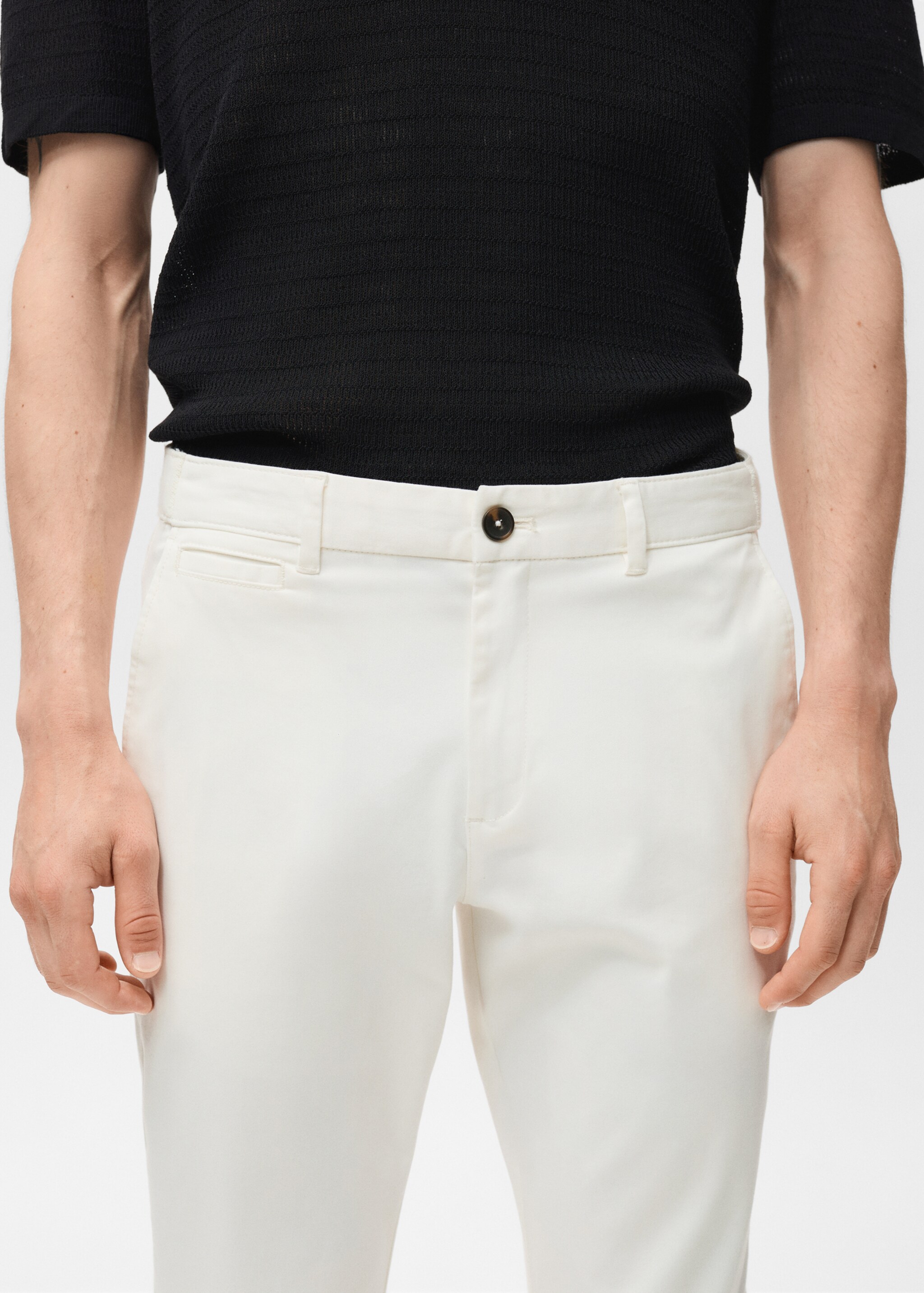 Pantalon Prato chino cropped tapered - Détail de l'article 1