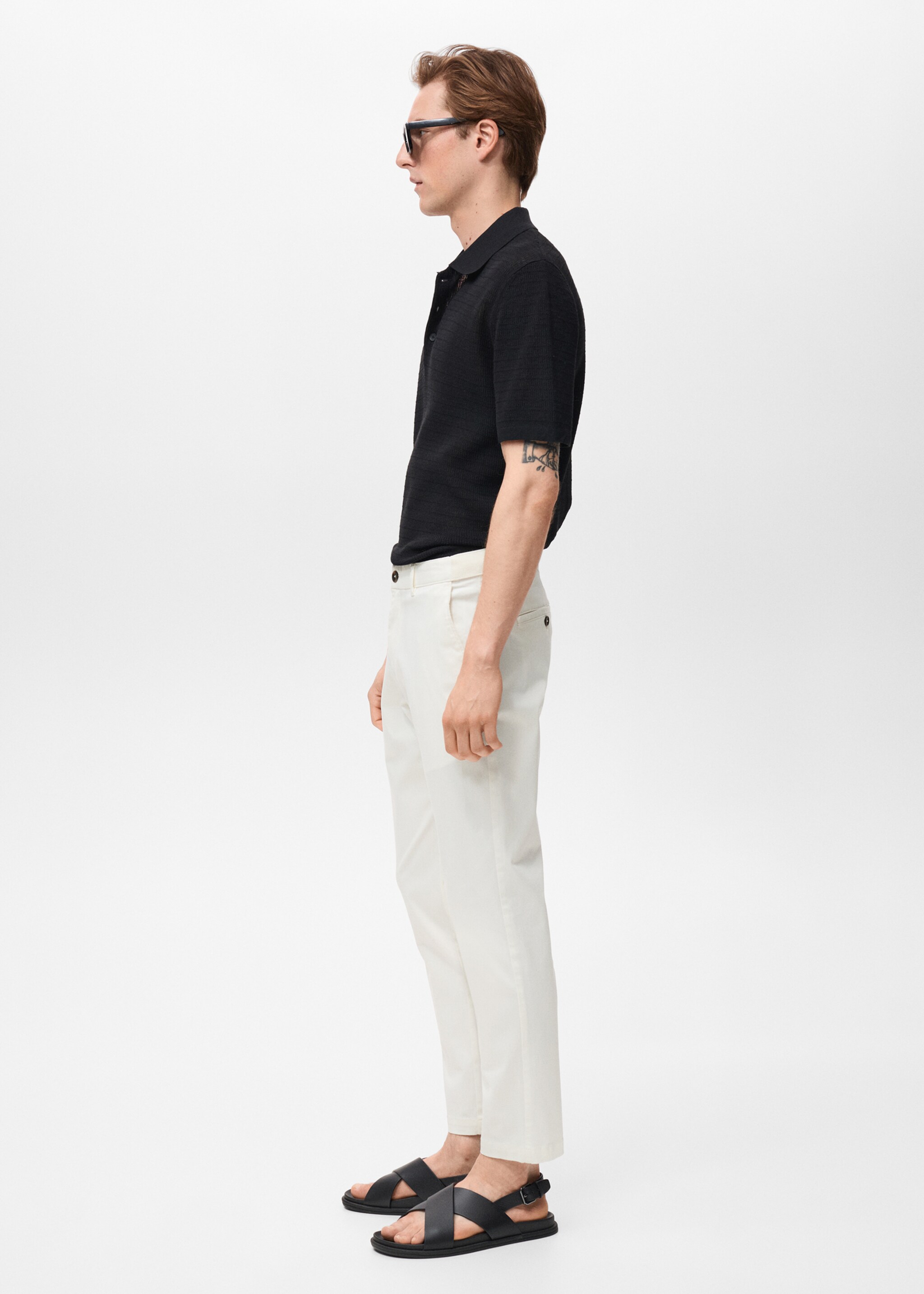 Pantalon Prato chino cropped tapered - Détail de l'article 2