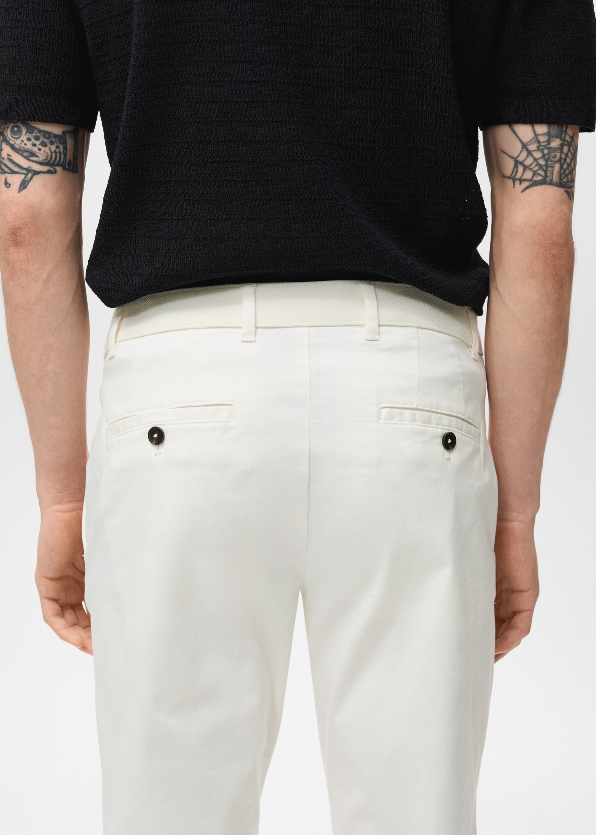 Pantalon Prato chino cropped tapered - Détail de l'article 6