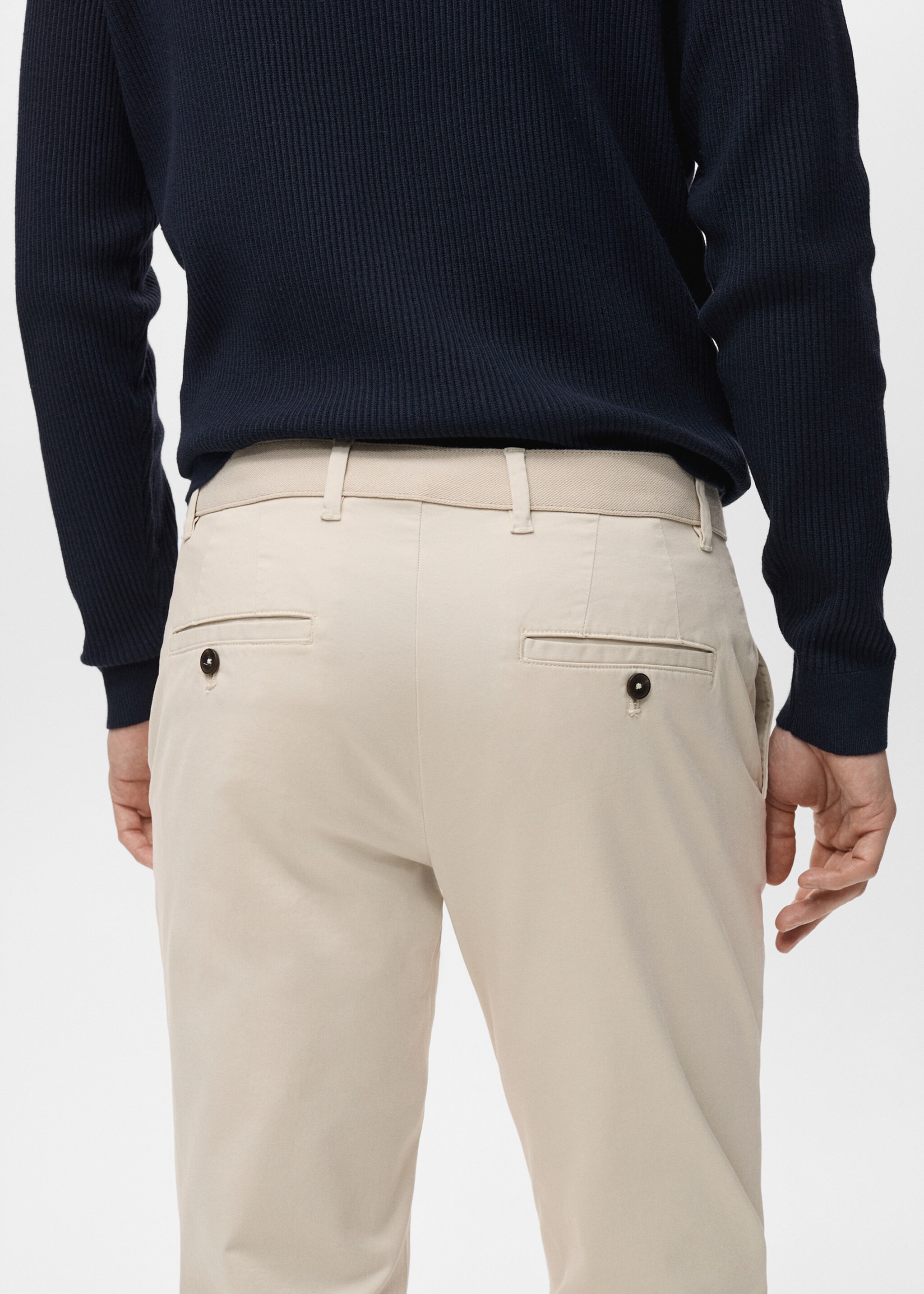 Укороченные брюки-чинос Prato tapered fit - Деталь изделия 6