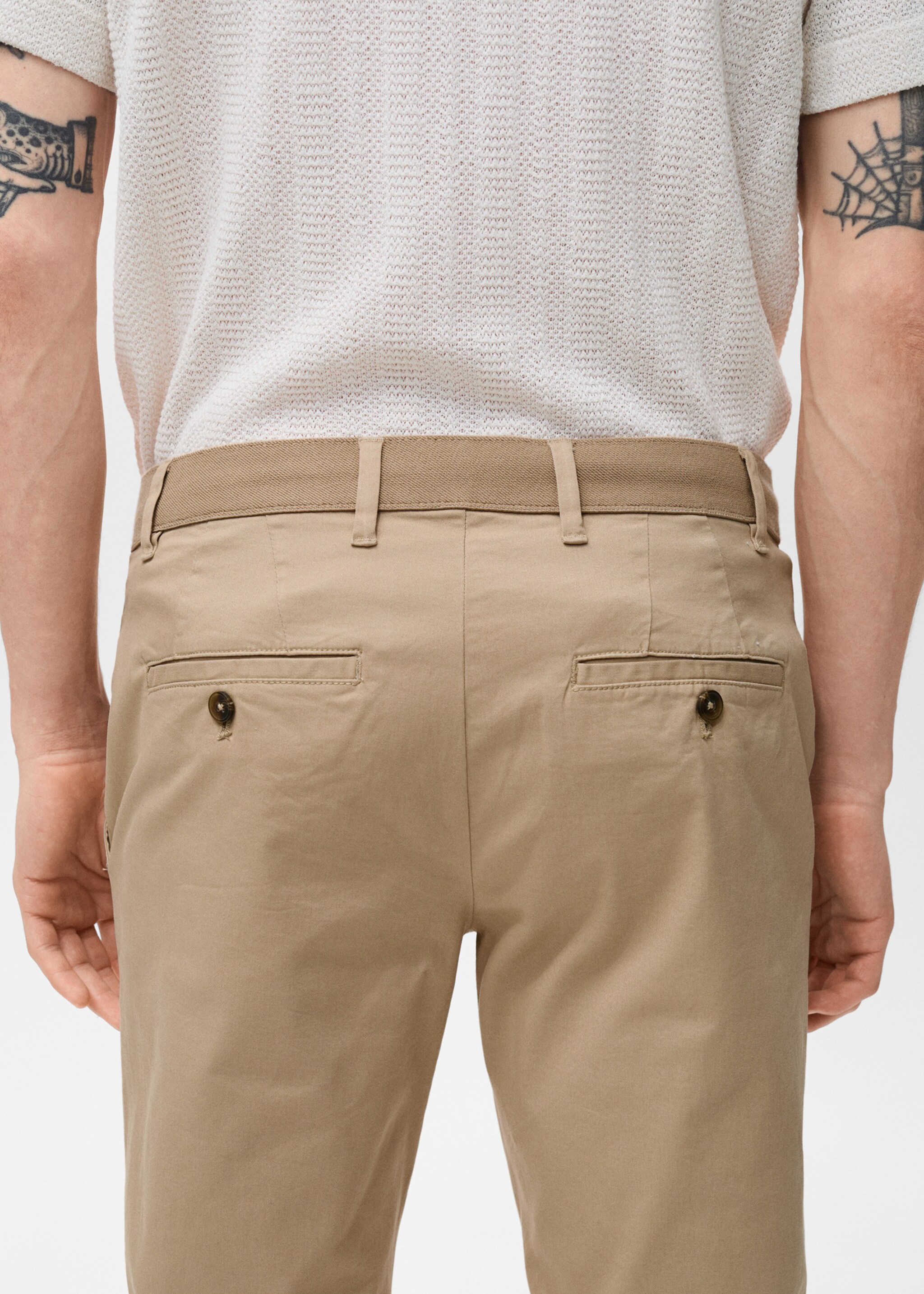 Pantalon Prato chino cropped tapered - Détail de l'article 6