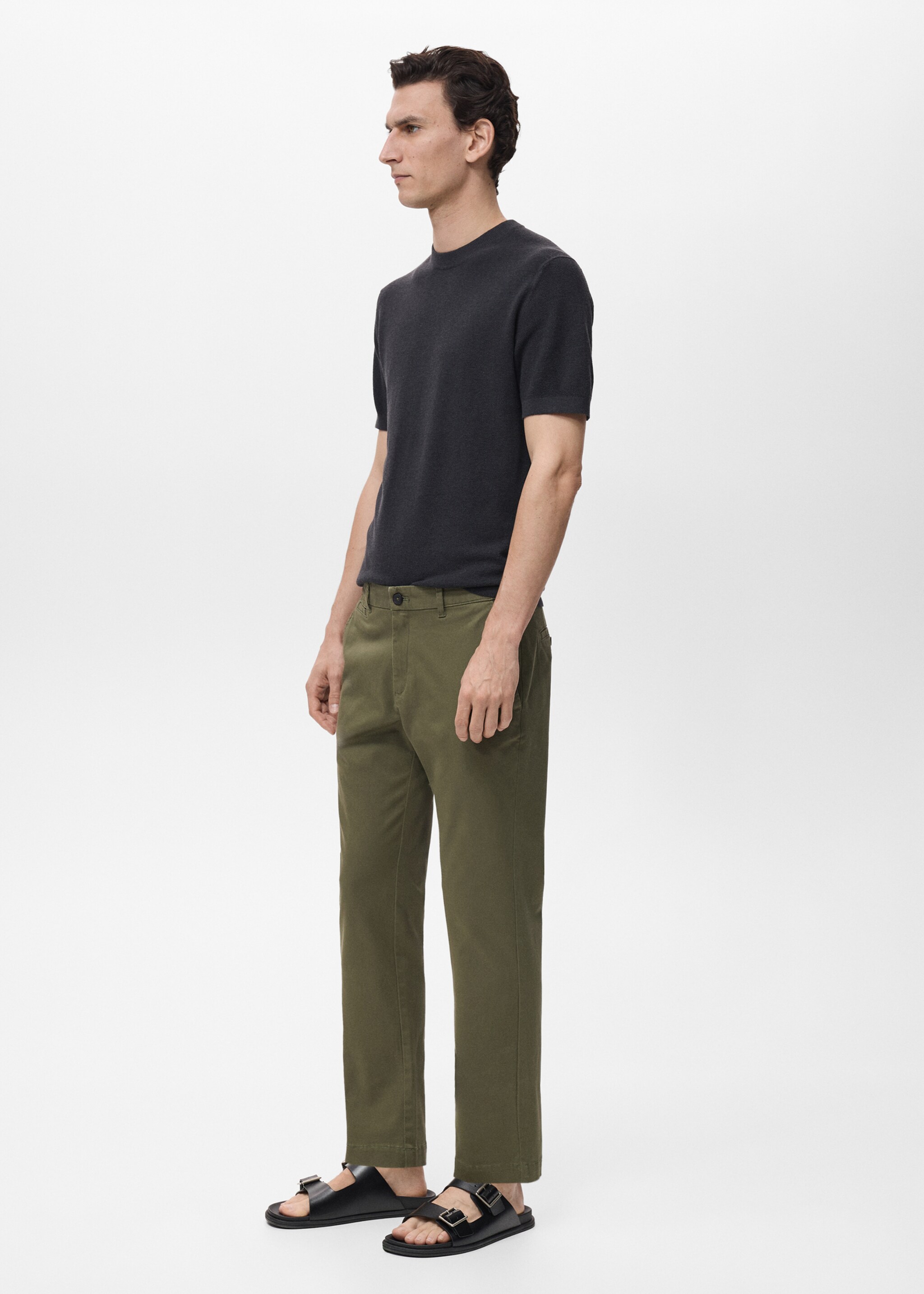 Pantalon Prato chino cropped tapered - Détail de l'article 2
