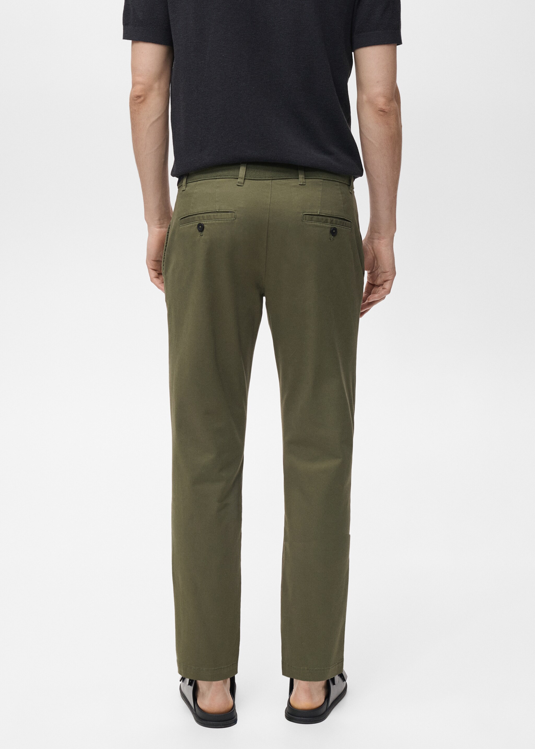 Pantalon Prato chino cropped tapered - Verso de l’article