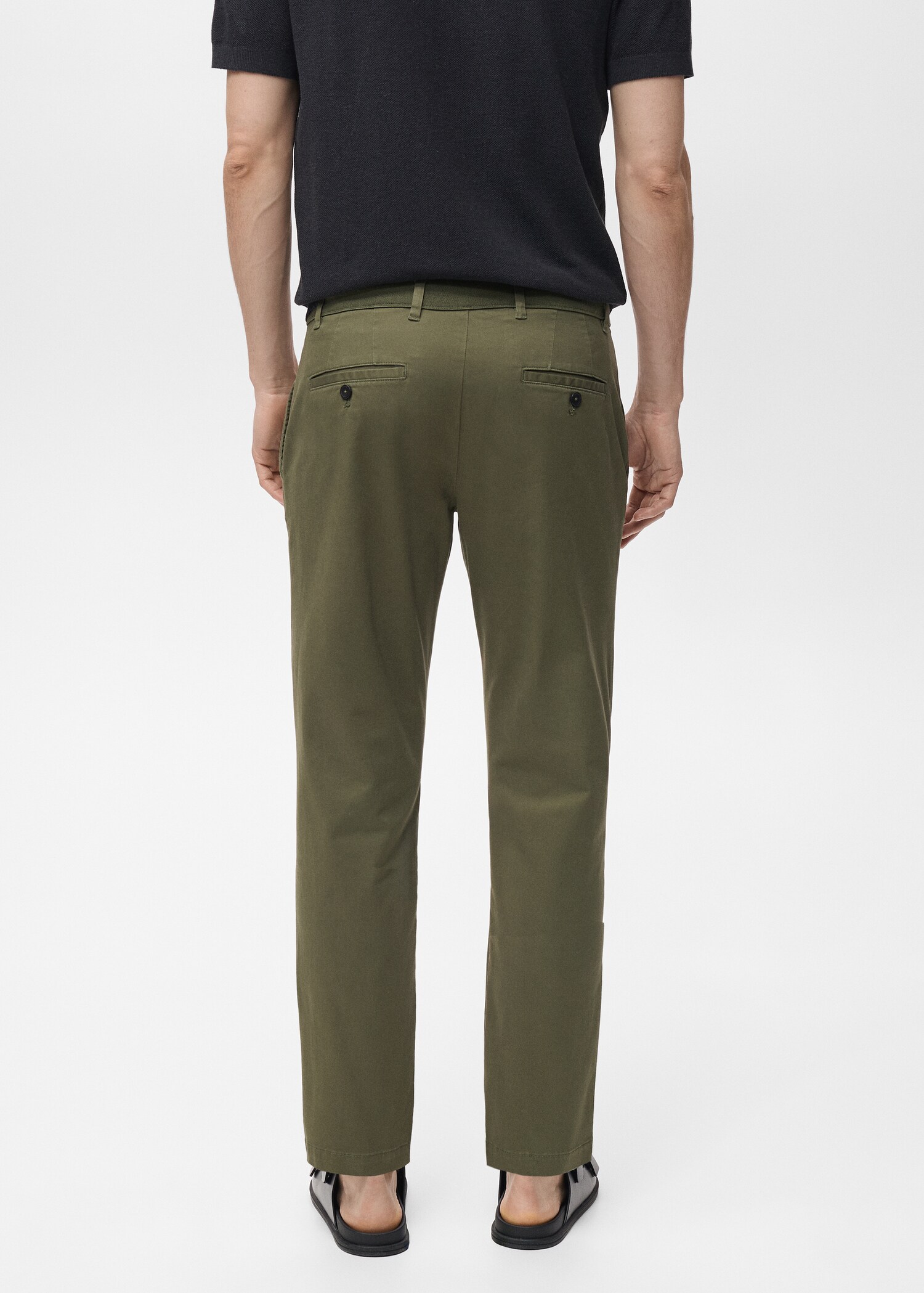 Prato cropped tapered chino trousers - Reverse of the article