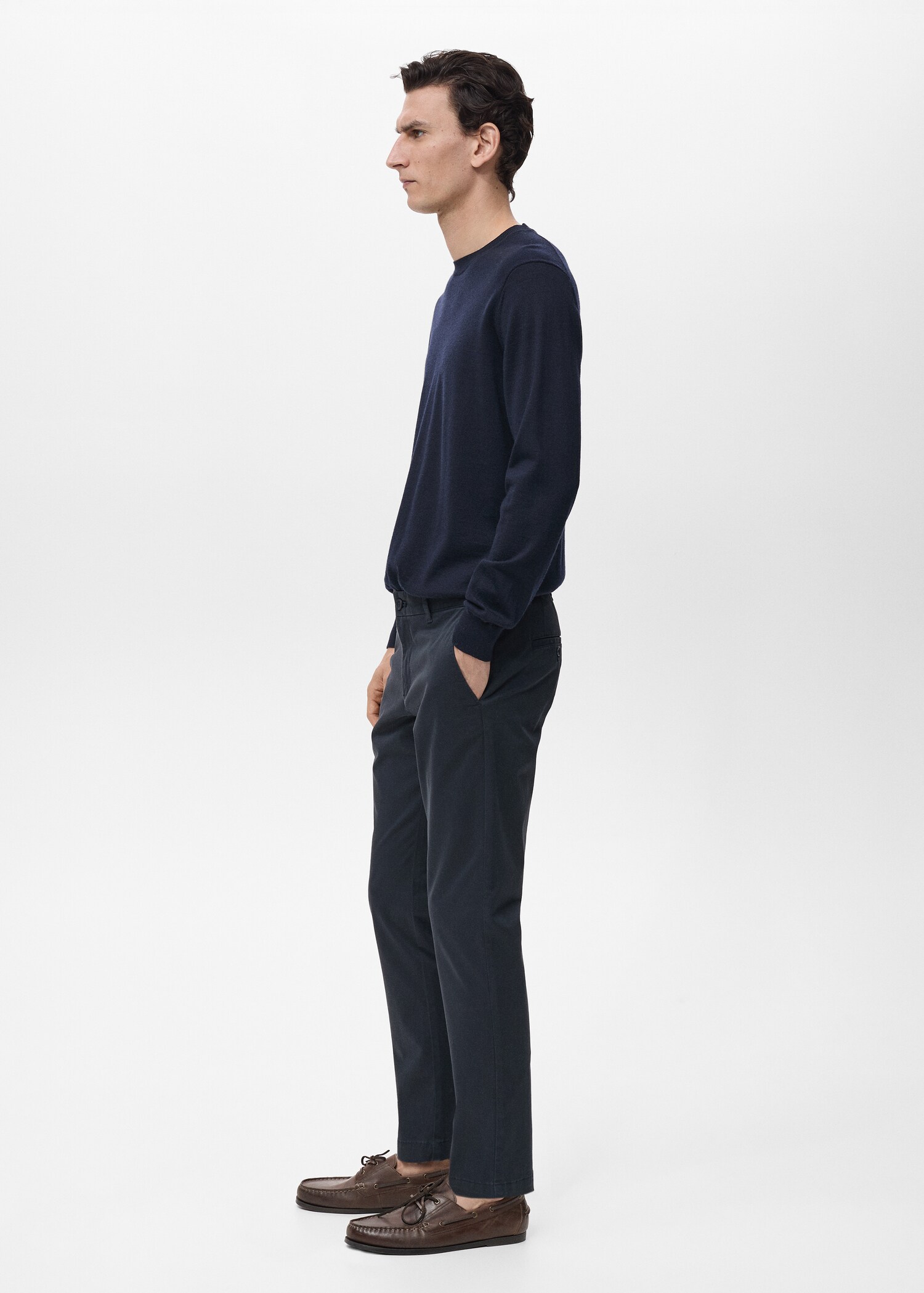 Prato cropped tapered chino trousers - Details of the article 2