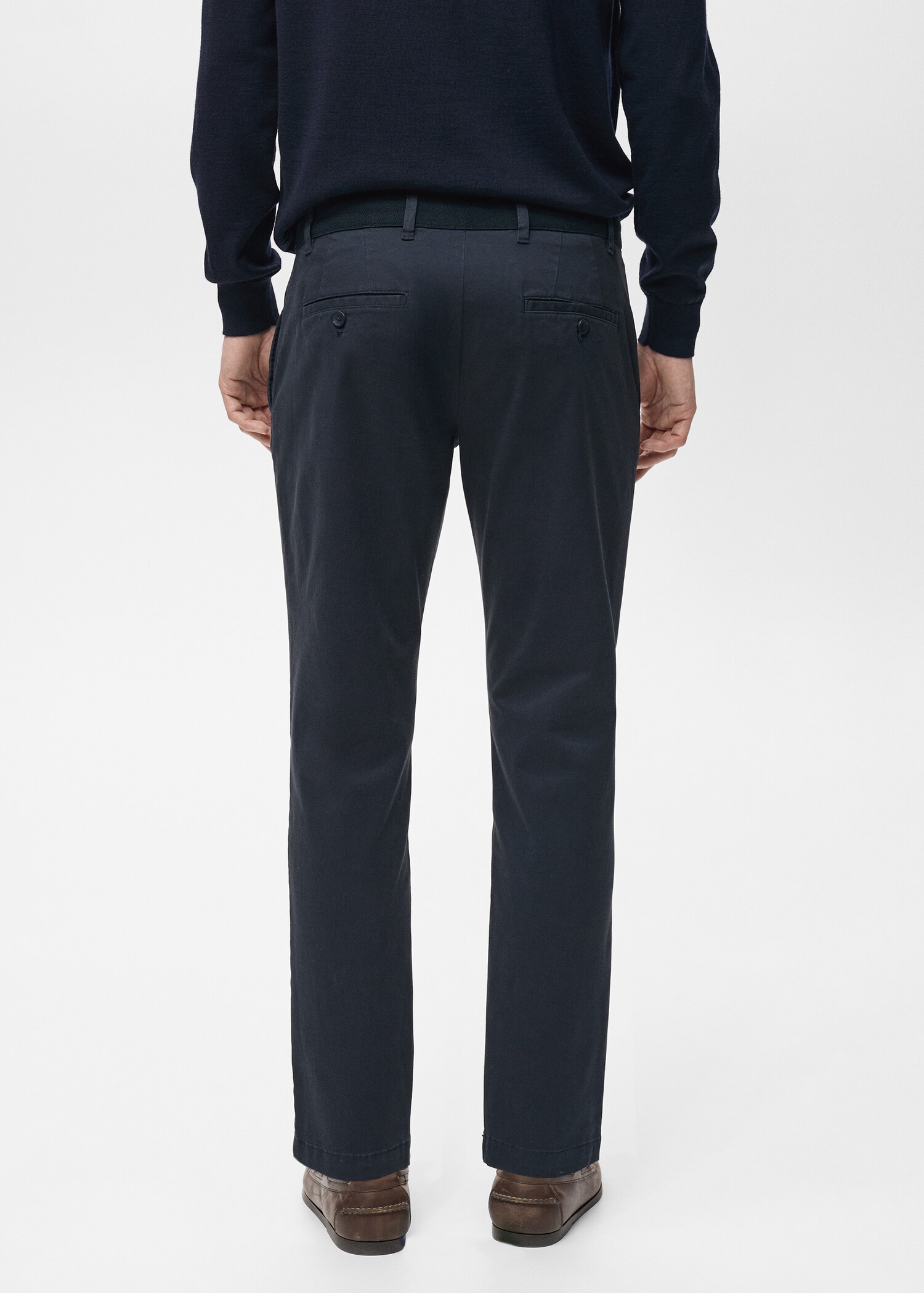 Prato cropped tapered chino trousers - Reverse of the article