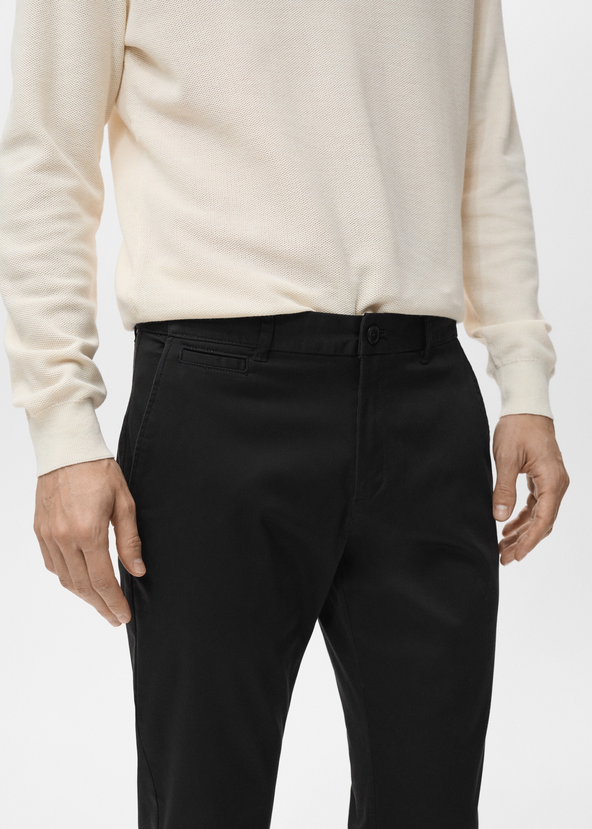 Укороченные брюки-чинос Prato tapered fit - Деталь изделия 1