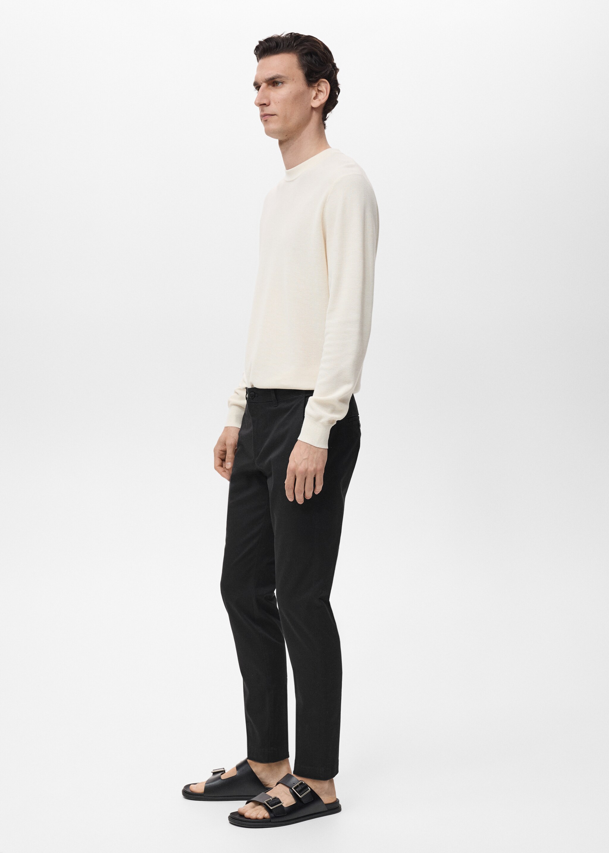Prato cropped tapered chino trousers - Details of the article 2