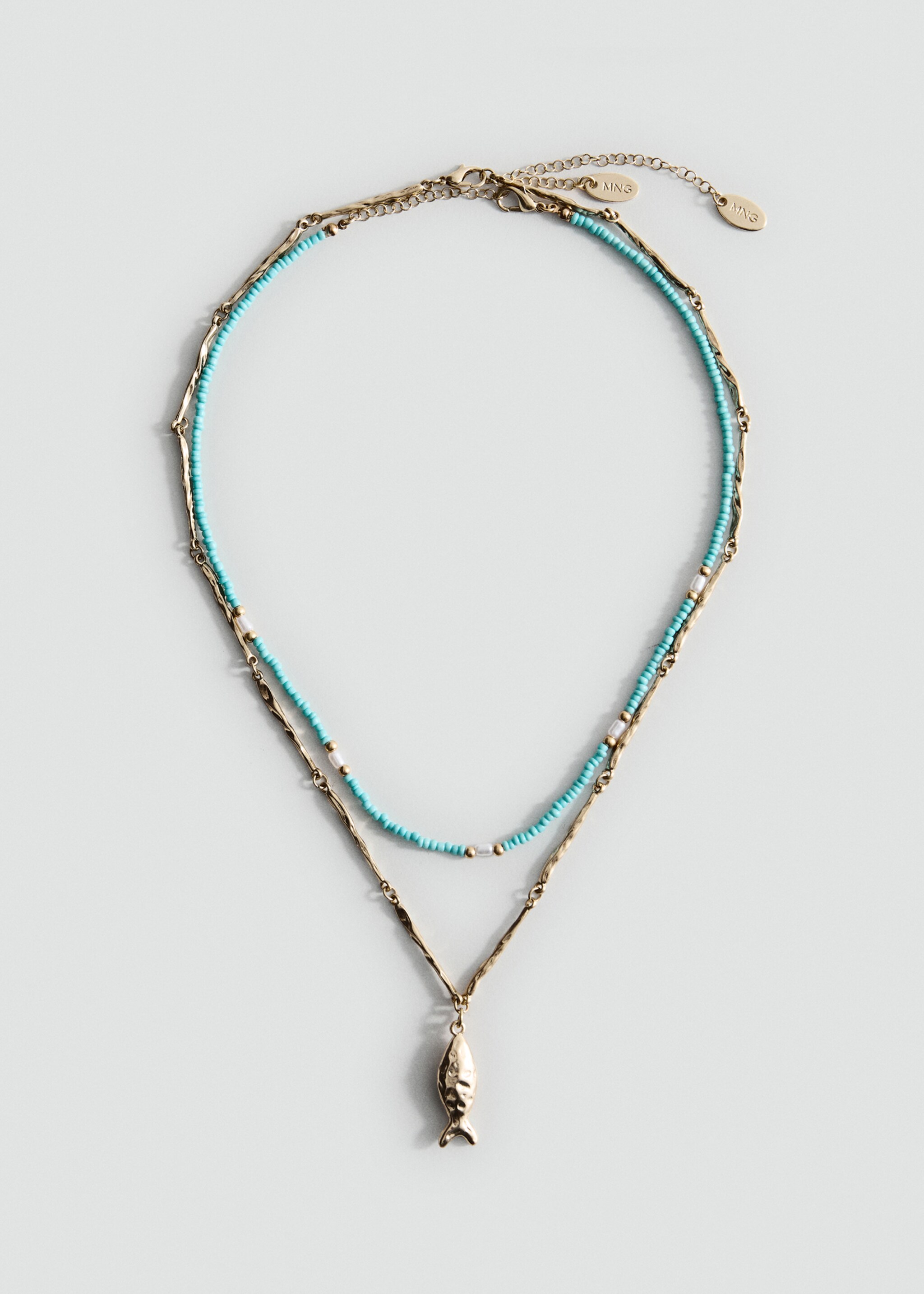 Mixed double necklace - Article without model