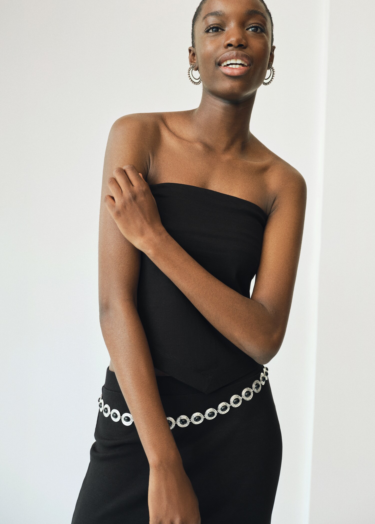 Top foulard pointe - Plan moyen