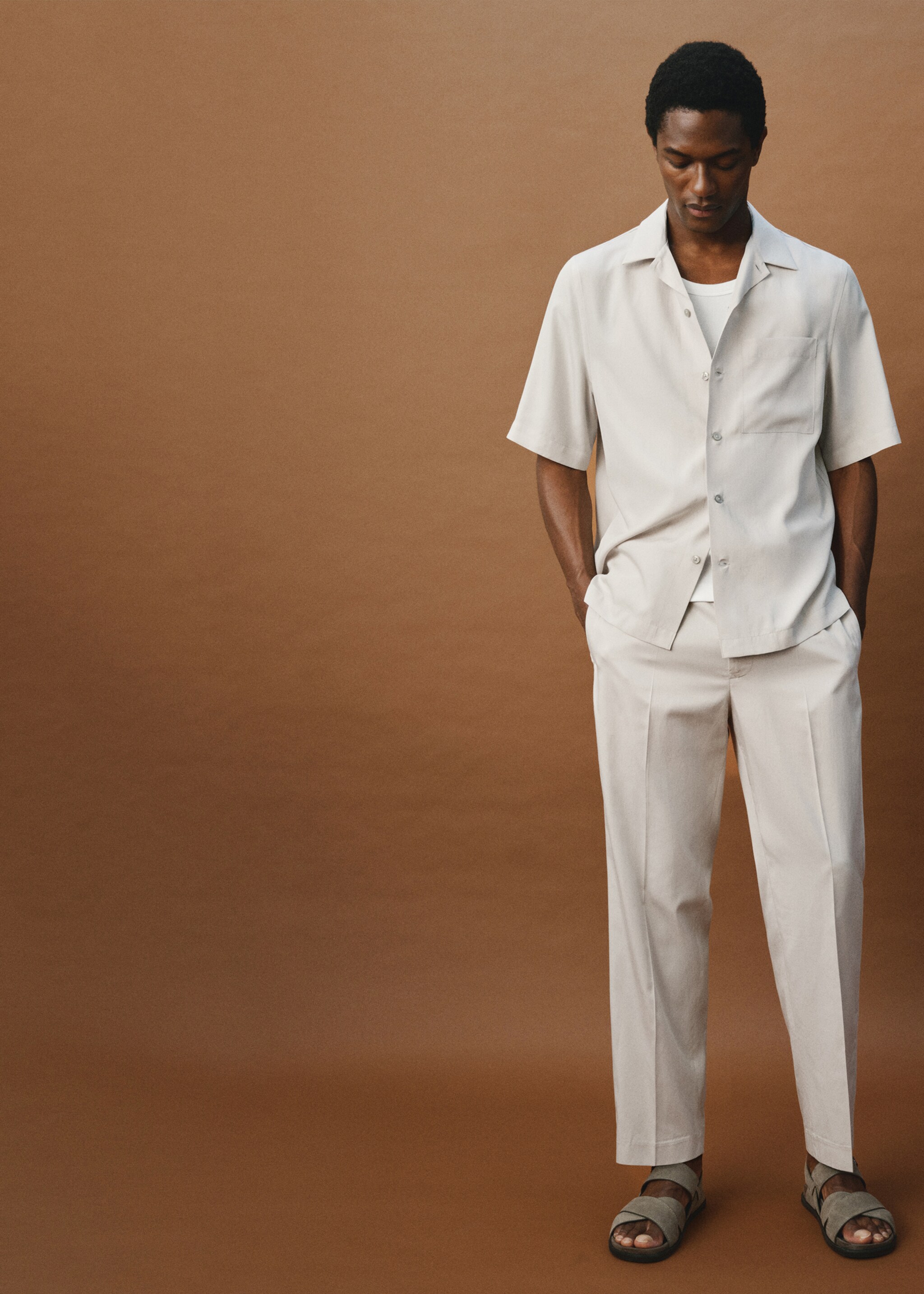 Tencel cotton joggers - Details of the article 5