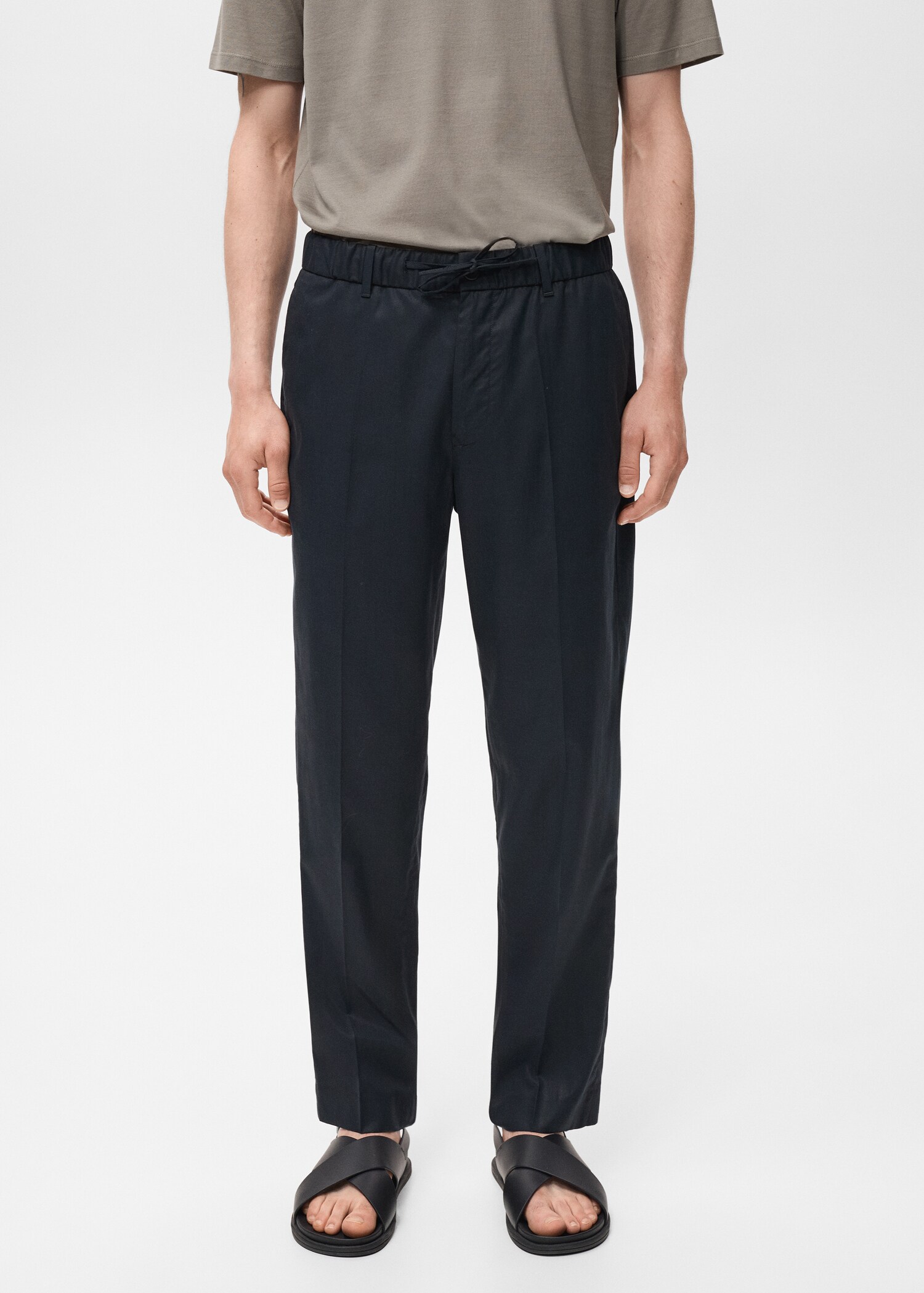 Pantalon jogging coton Tencel - Plan moyen