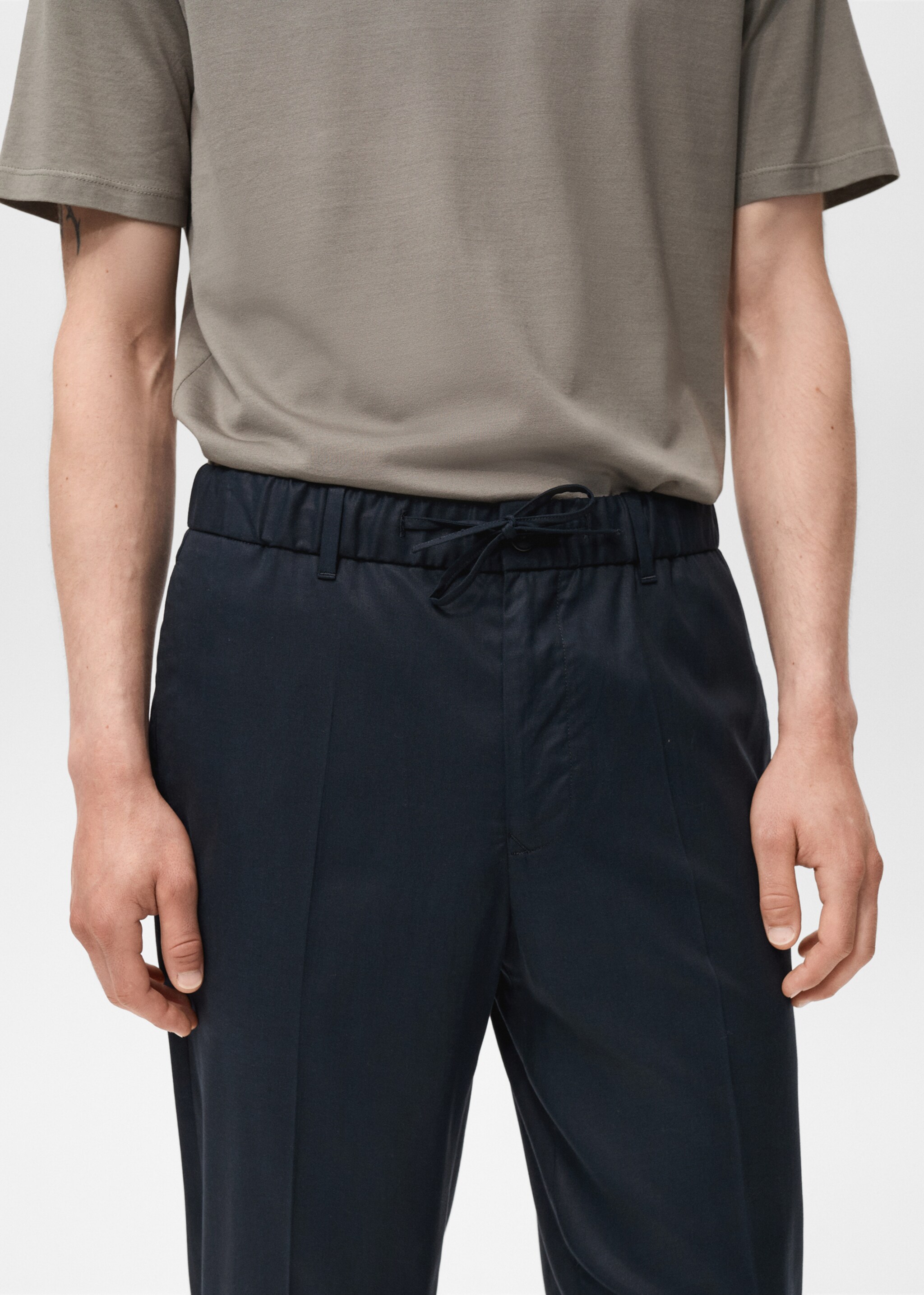 Tencel cotton joggers - Details of the article 1