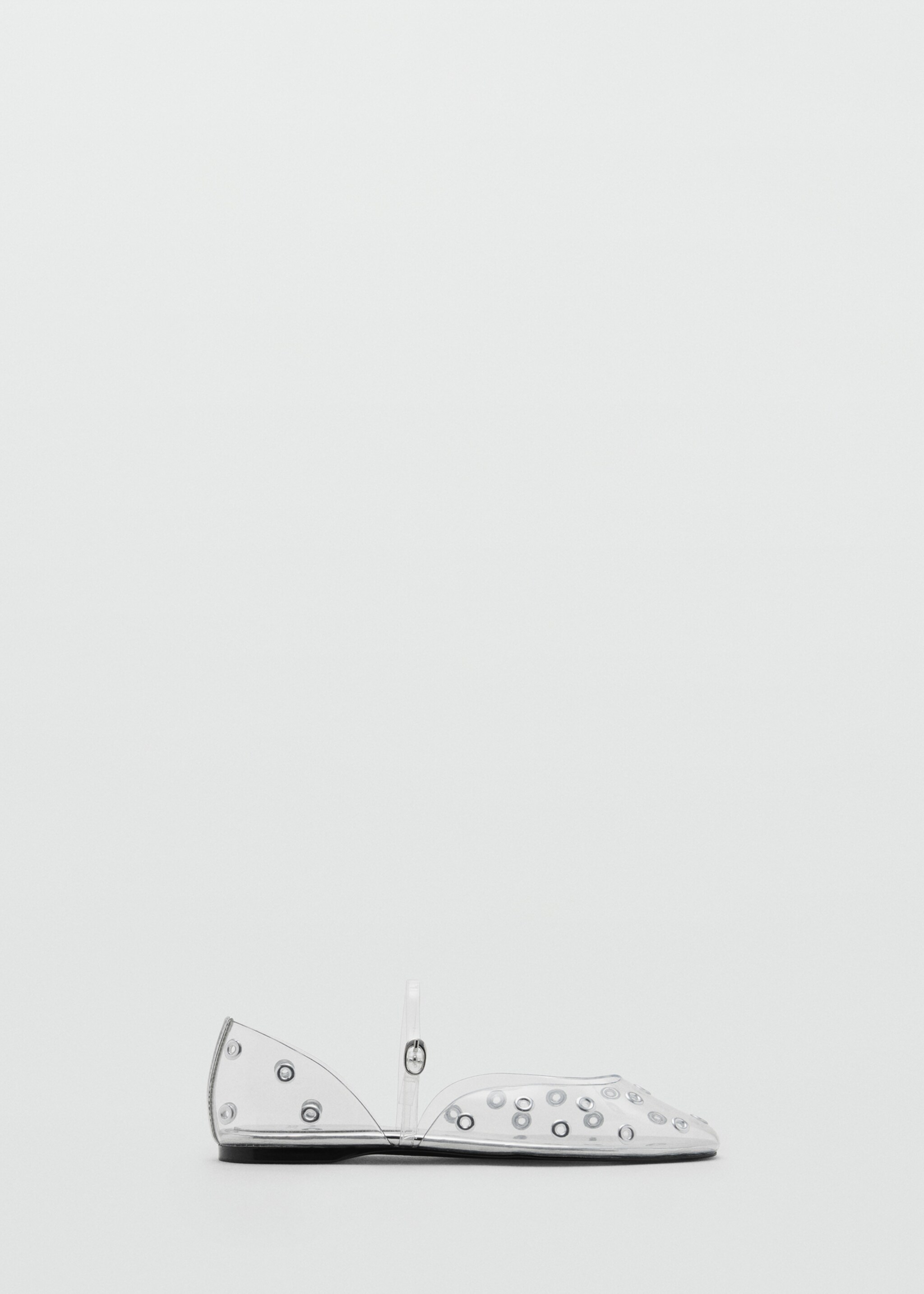 Vinyl shoes with eyelets - Article without model