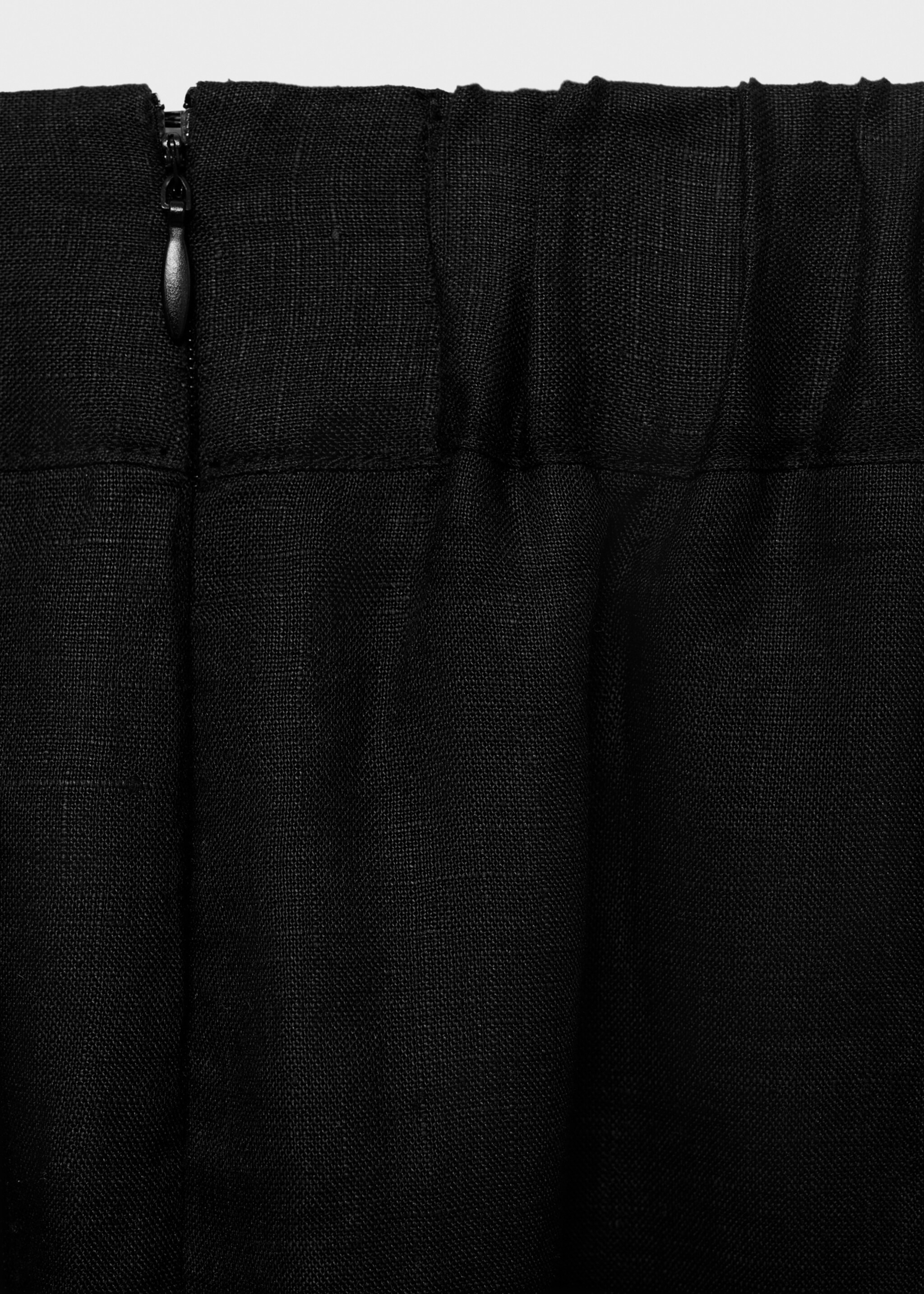 Linen pencil skirt - Details of the article 0