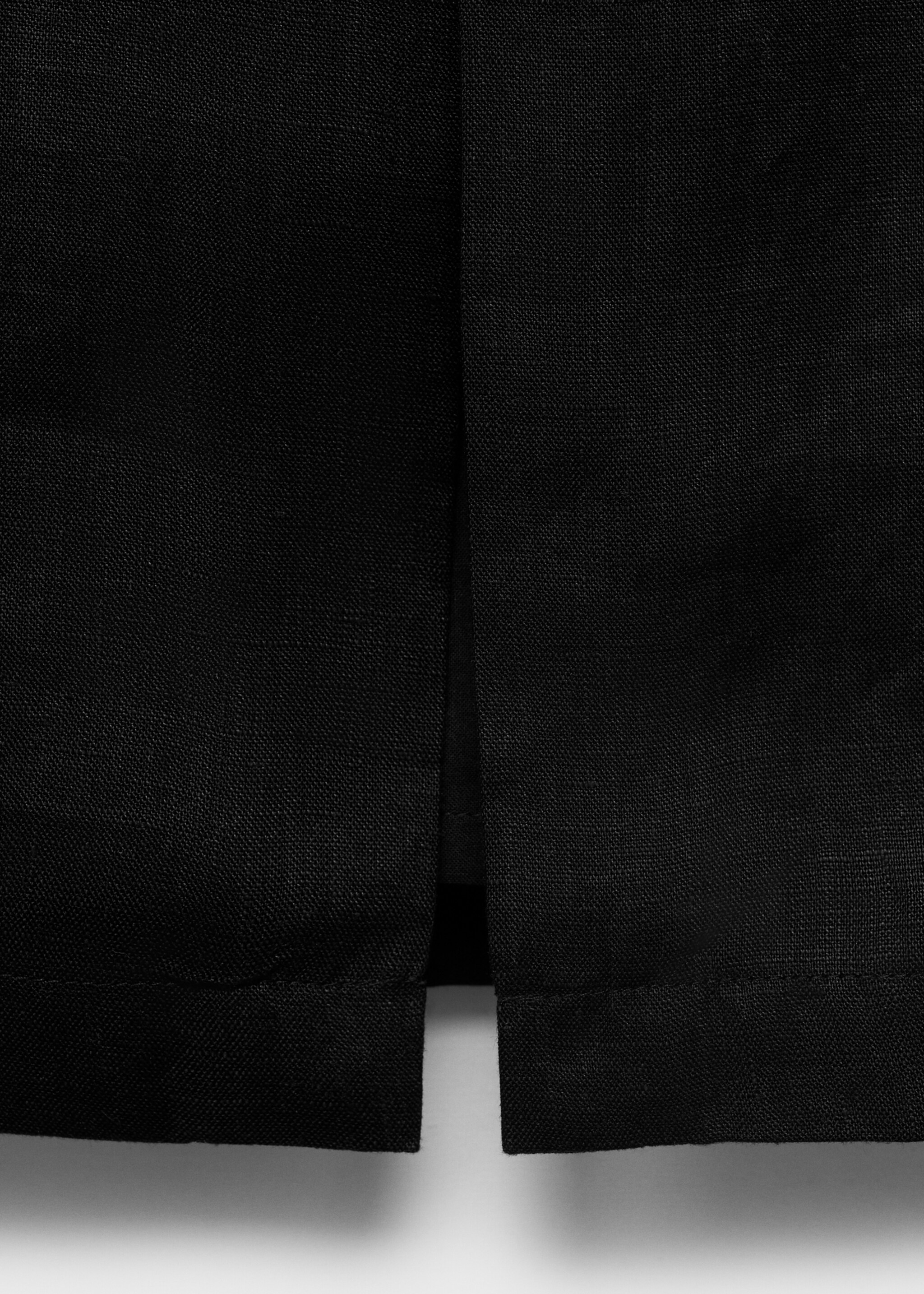 Linen pencil skirt - Details of the article 8