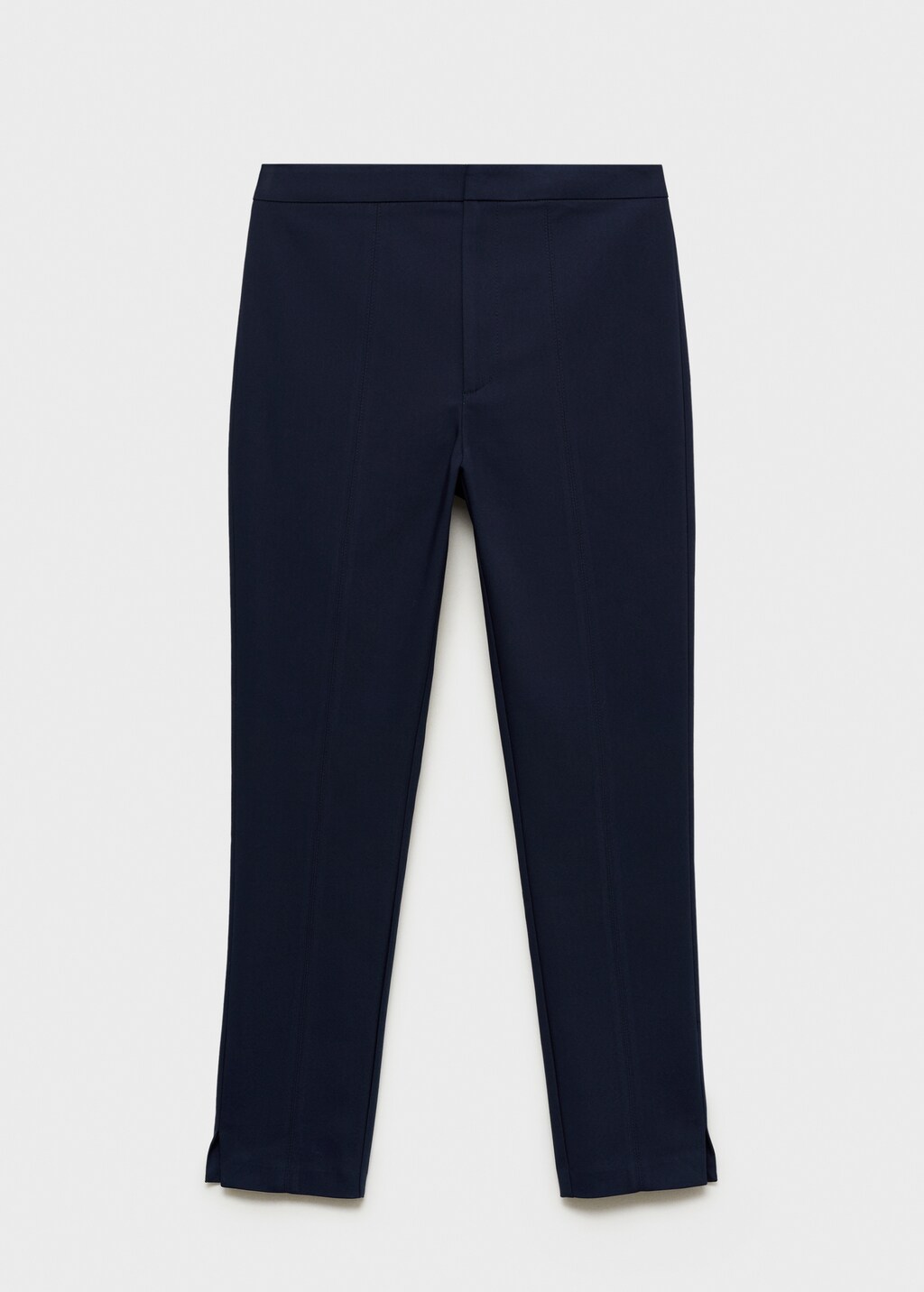 Straight-fit cotton pants - Women | MANGO USA