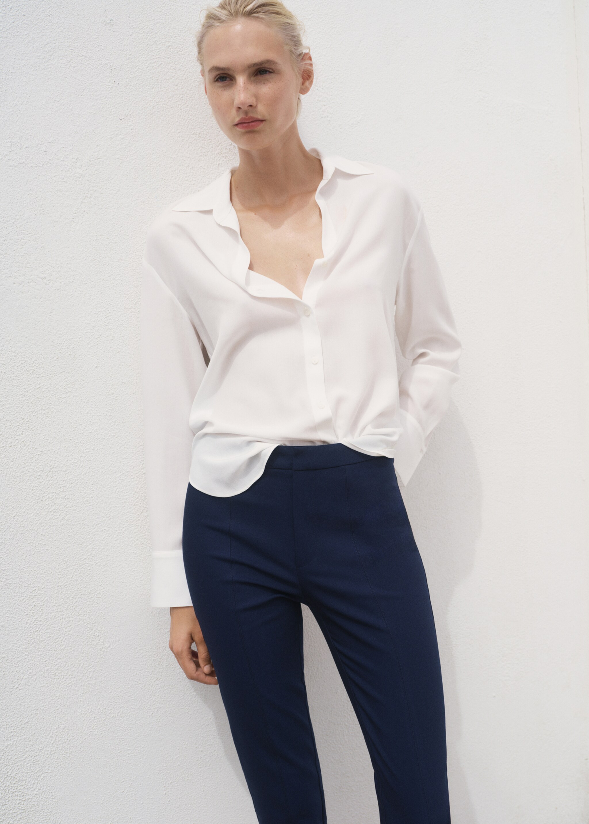 Crop skinny trousers - Details of the article 1