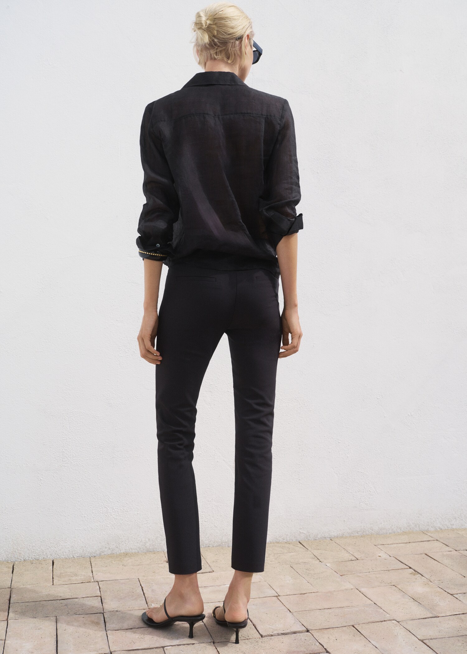 Pantalon skinny crop - Verso de l’article