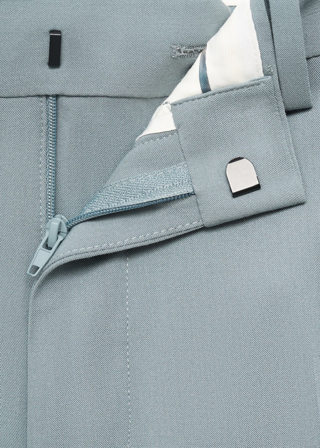 Stretch fabric super slim-fit suit trousers