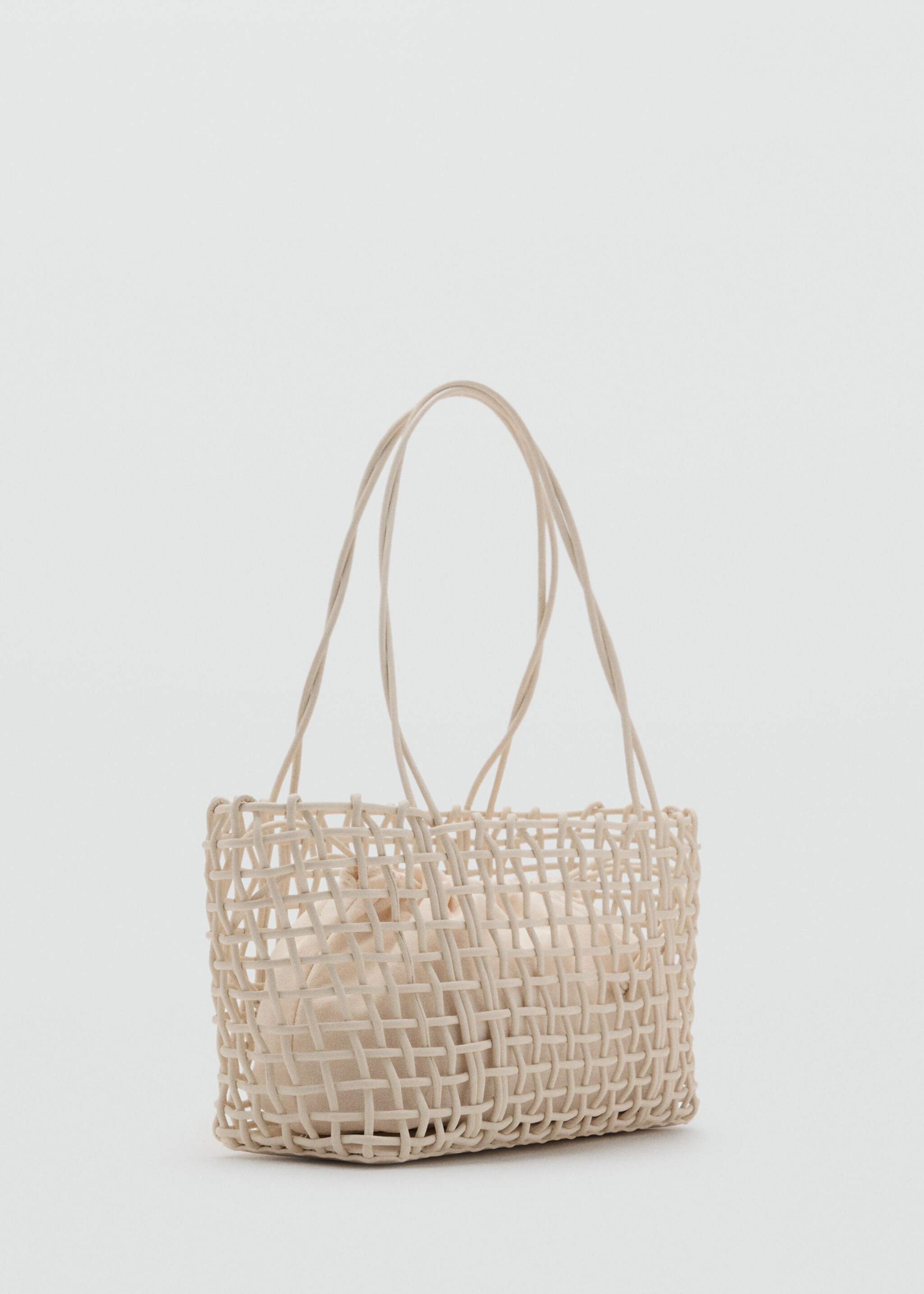 Braided shoulder bag - Medium plane