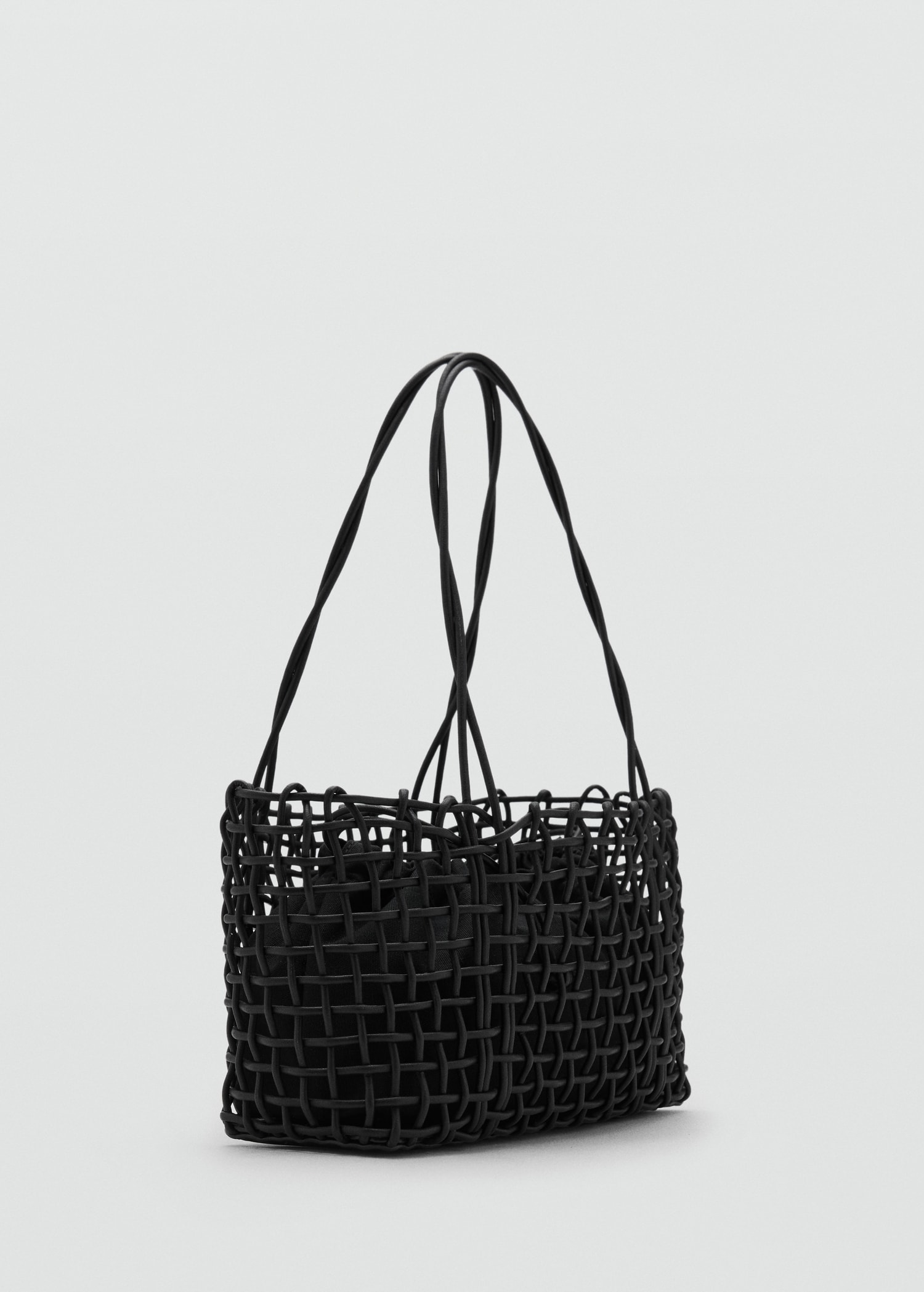 Braided shoulder bag - Medium plane