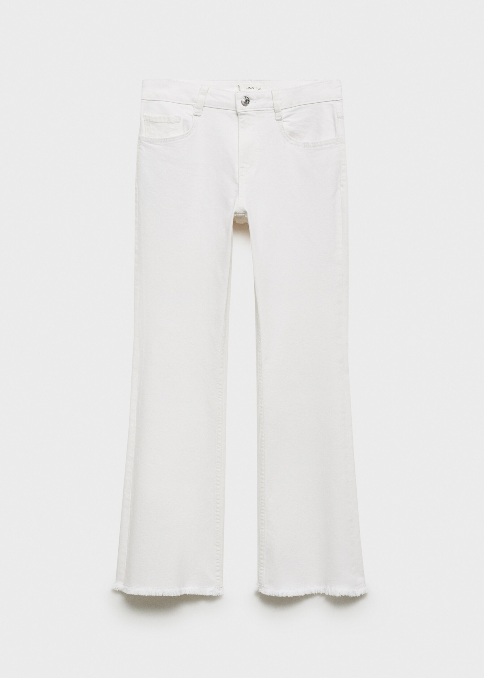 Frayed low-rise skinny jeans - Article without model