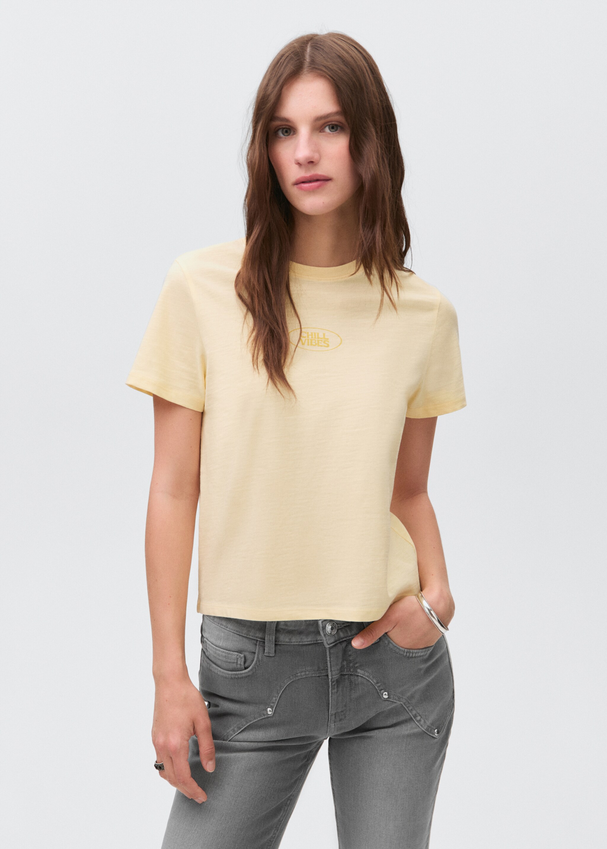 Flared jeans with studs - Details of the article 1