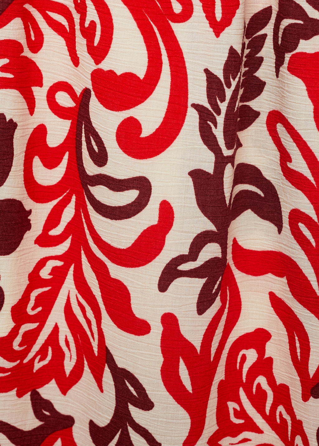 Flowy printed trousers