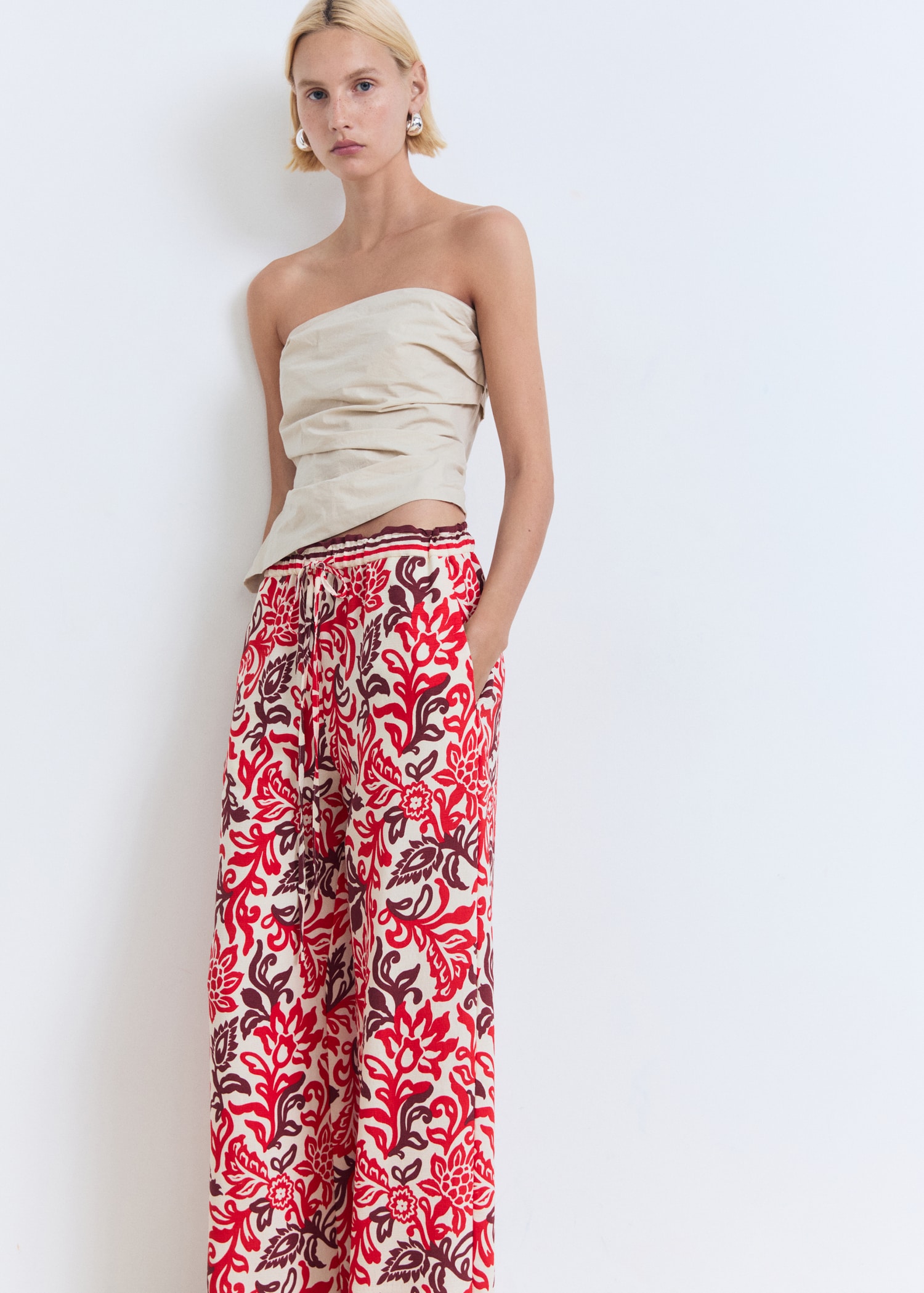 Pantalon fluide imprimé - Détail de l'article 2