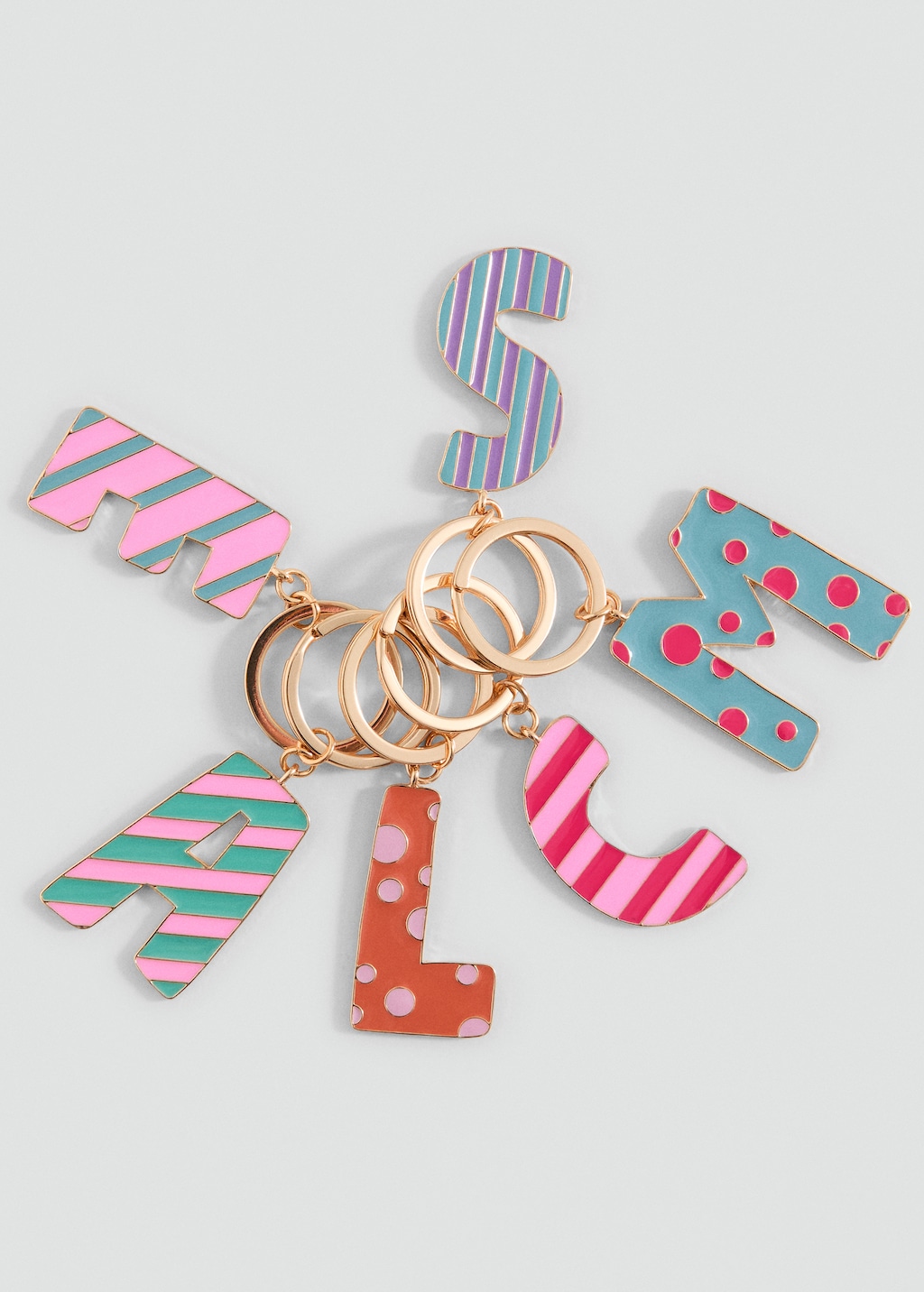 Key ring with initials