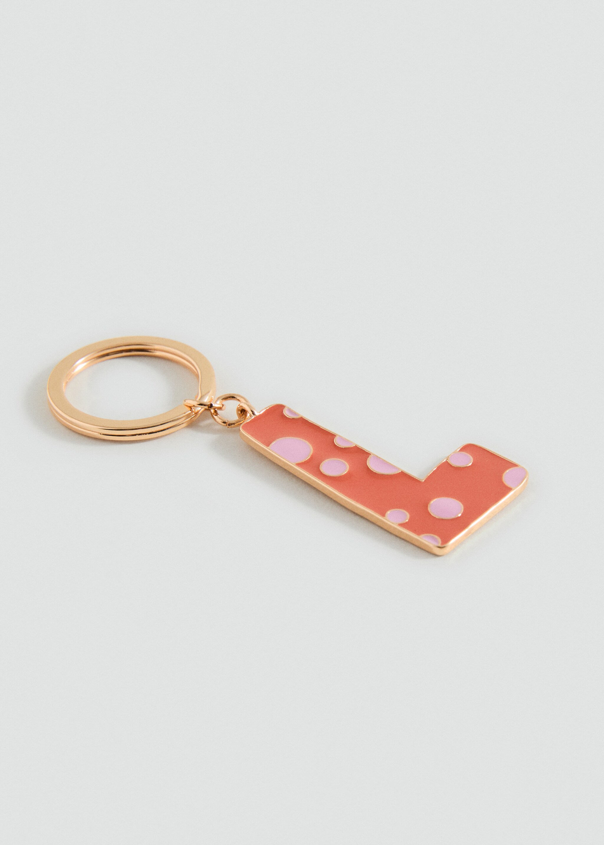 Key ring with initials - Medium plane