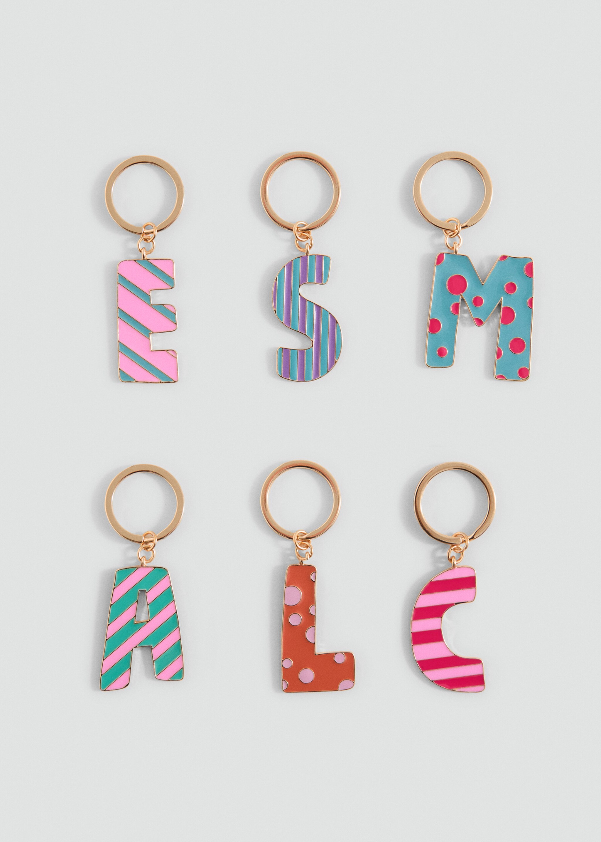 Key ring with initials - Details of the article 2
