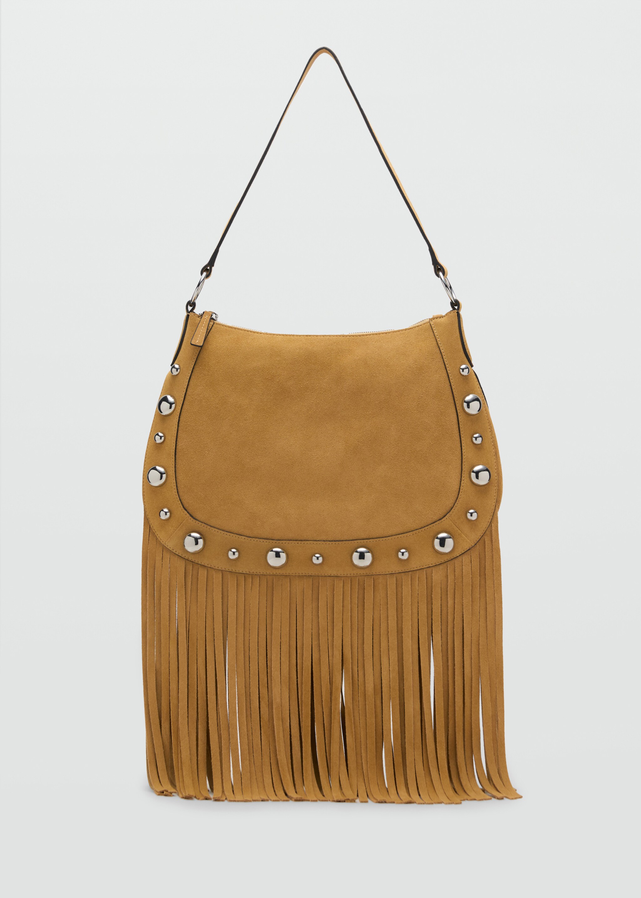 Bolso serraje flecos detalle tachuelas - Artículo sin modelo